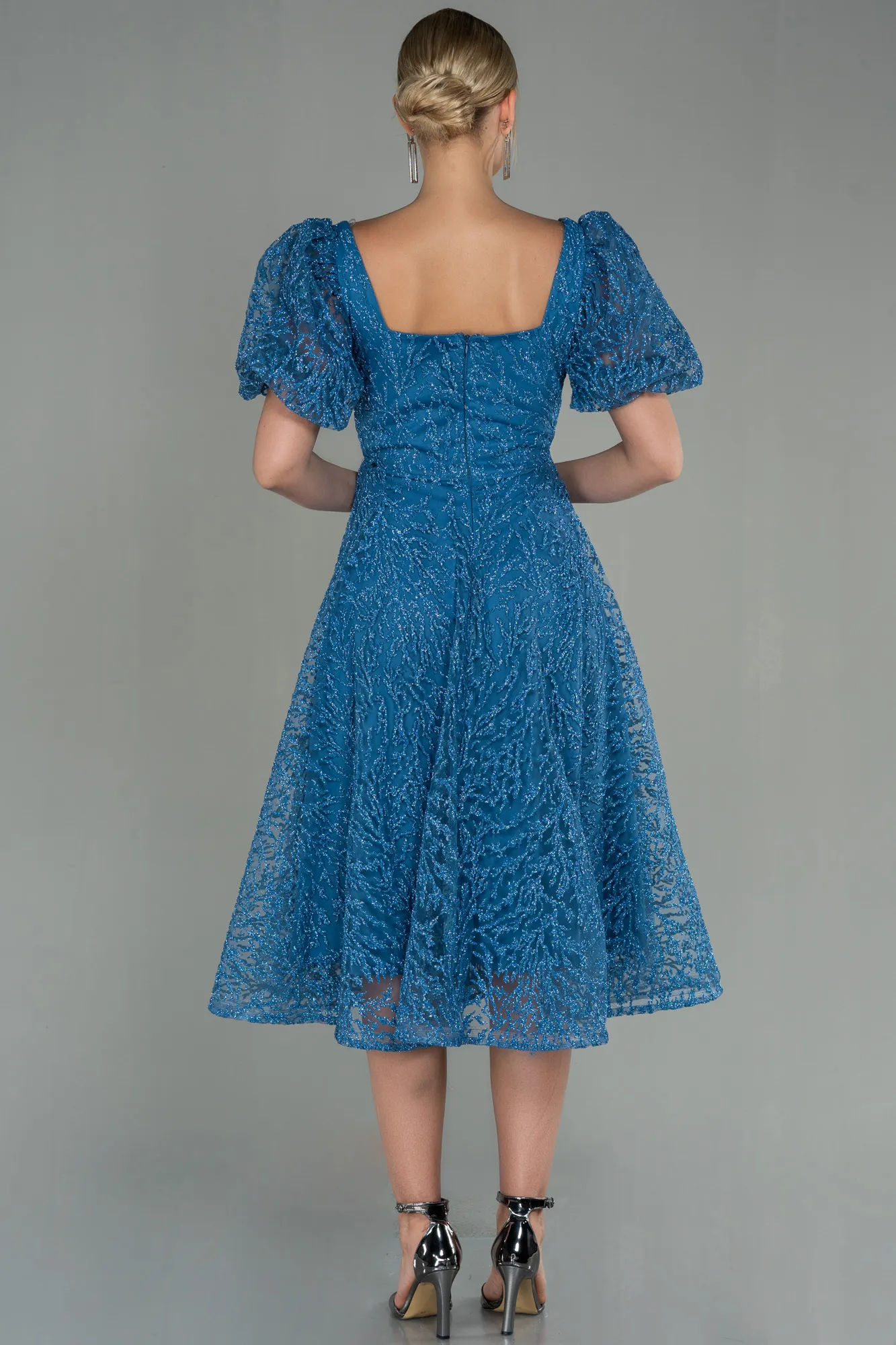 Indigo-Midi Invitation Dress ABK1724