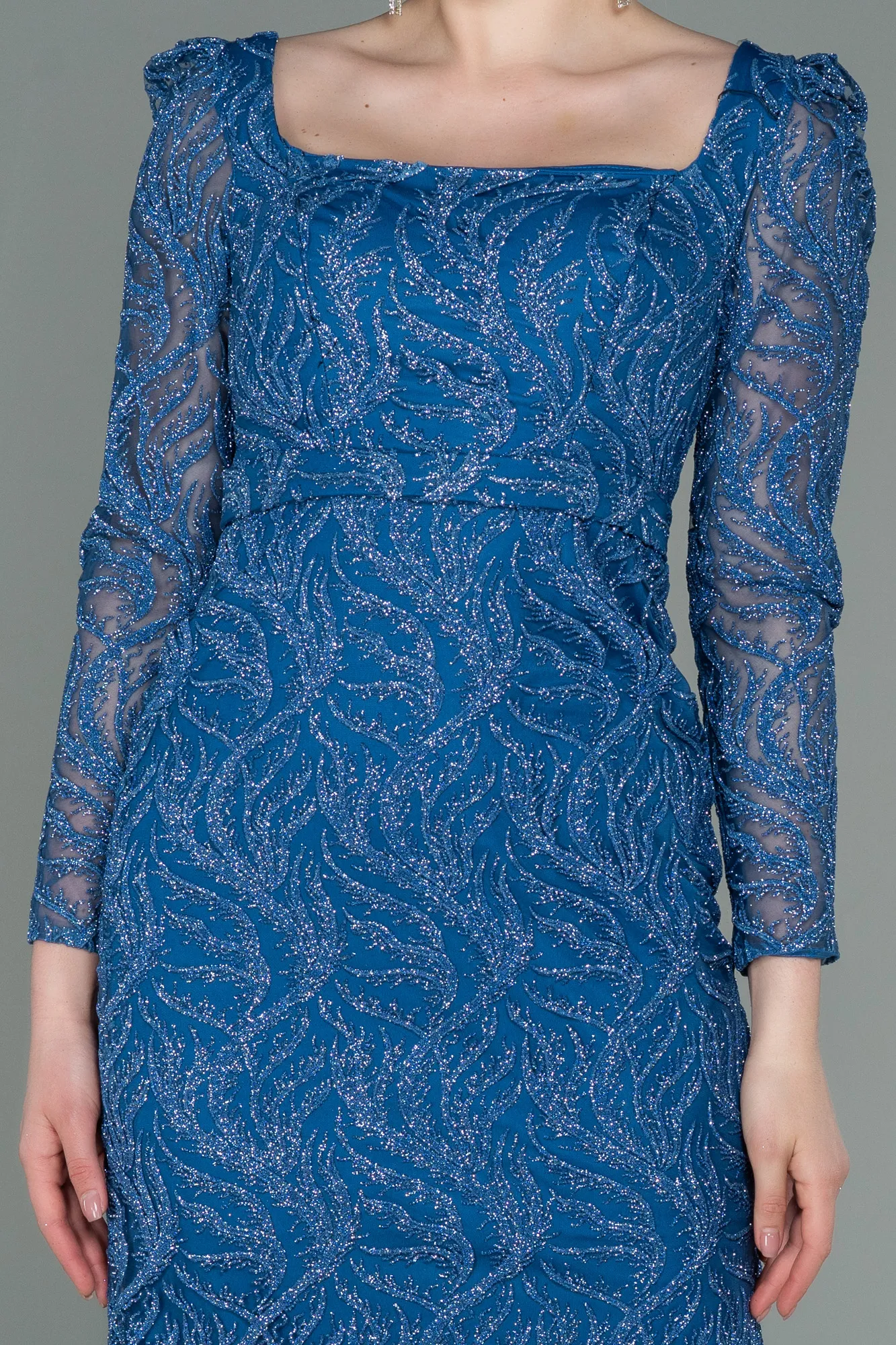 Indigo-Midi Invitation Dress ABK1785