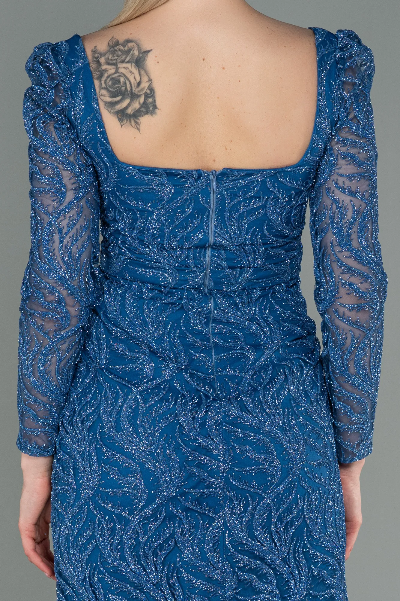 Indigo-Midi Invitation Dress ABK1785
