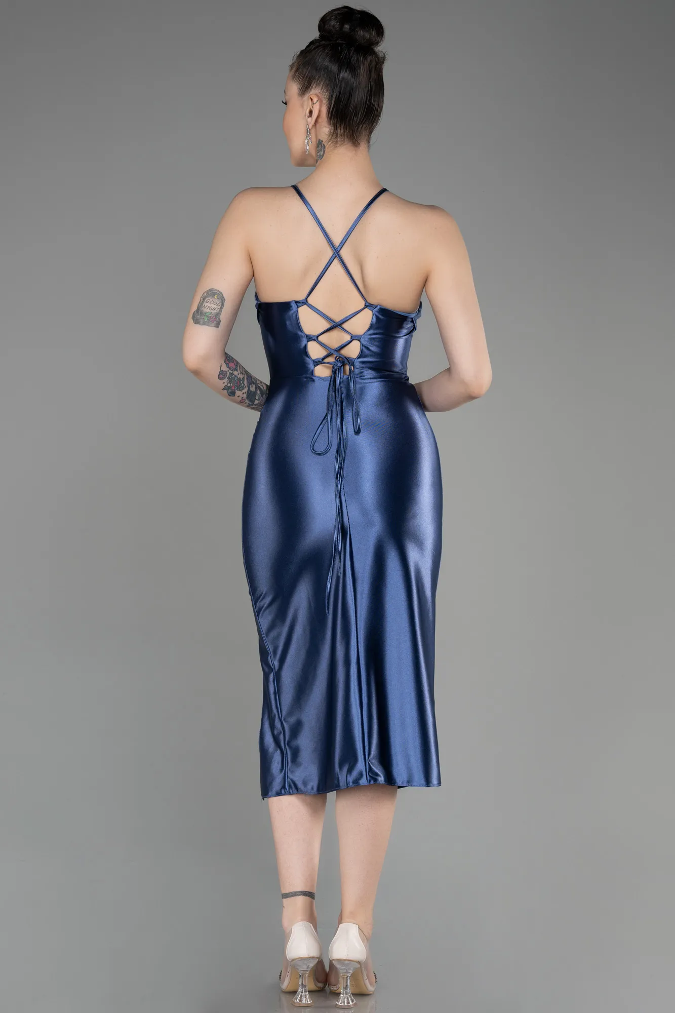 Indigo-Midi Party Dress ABK2019