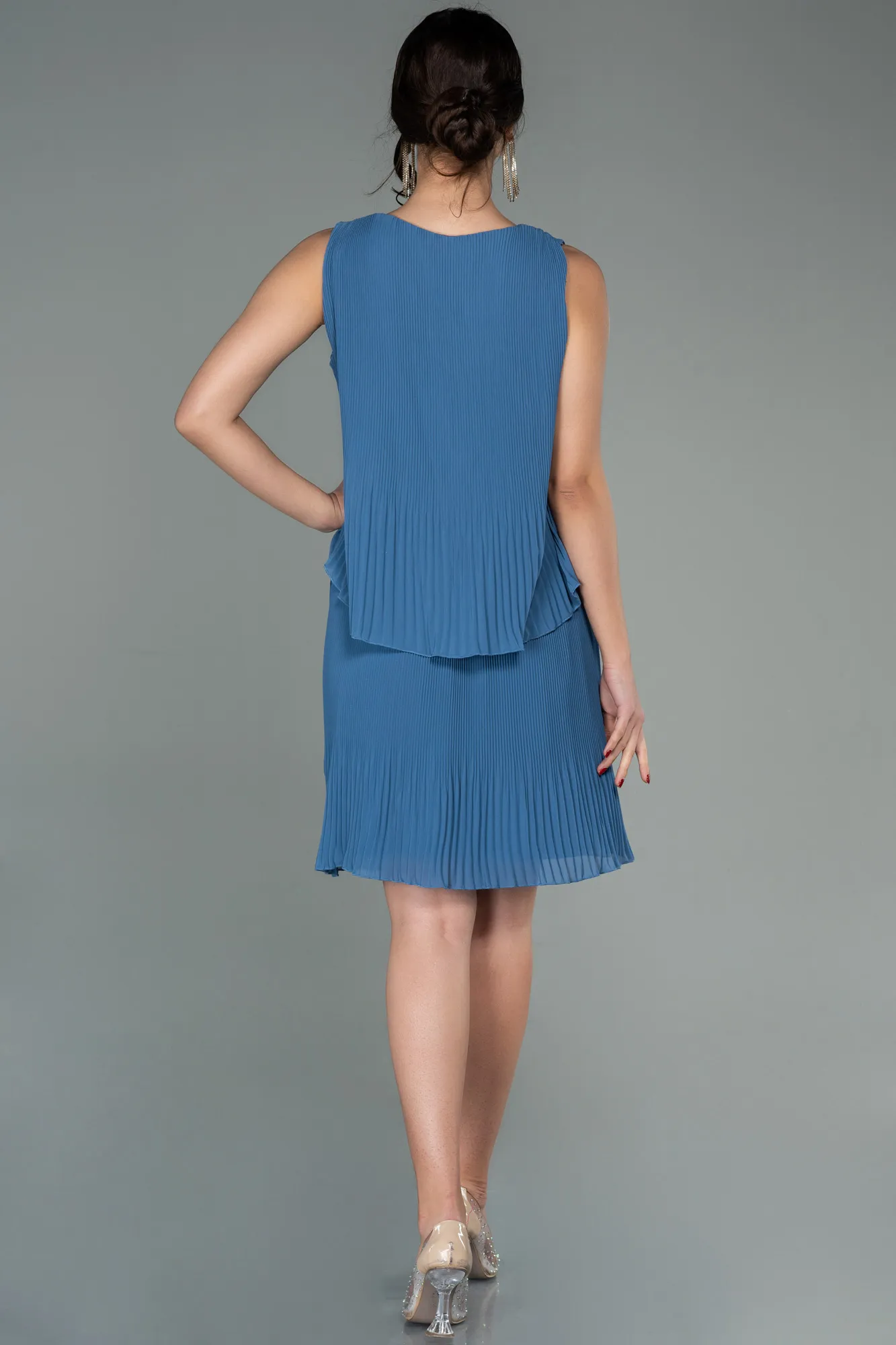 Indigo-Short Invitation Dress ABK782