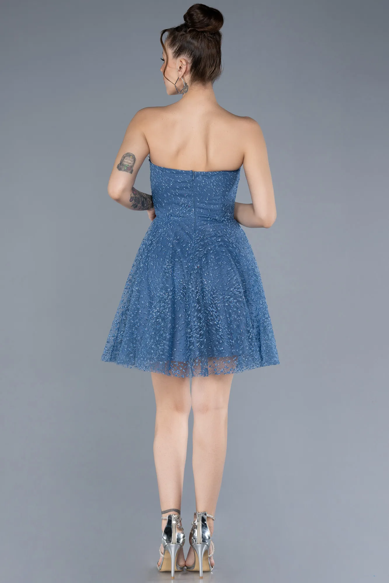 Indigo-Short Party Dress ABK2235