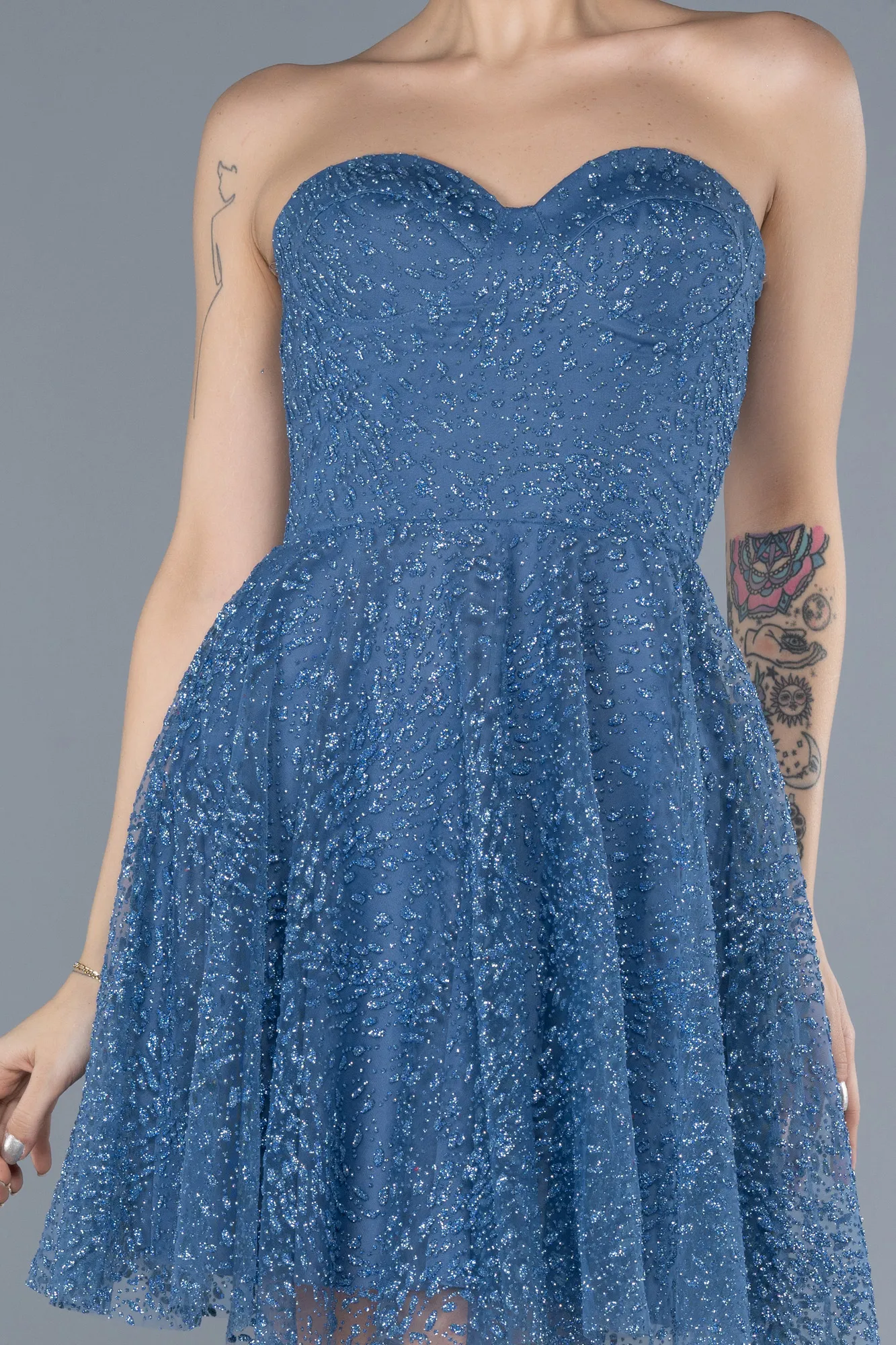 Indigo-Short Party Dress ABK2235