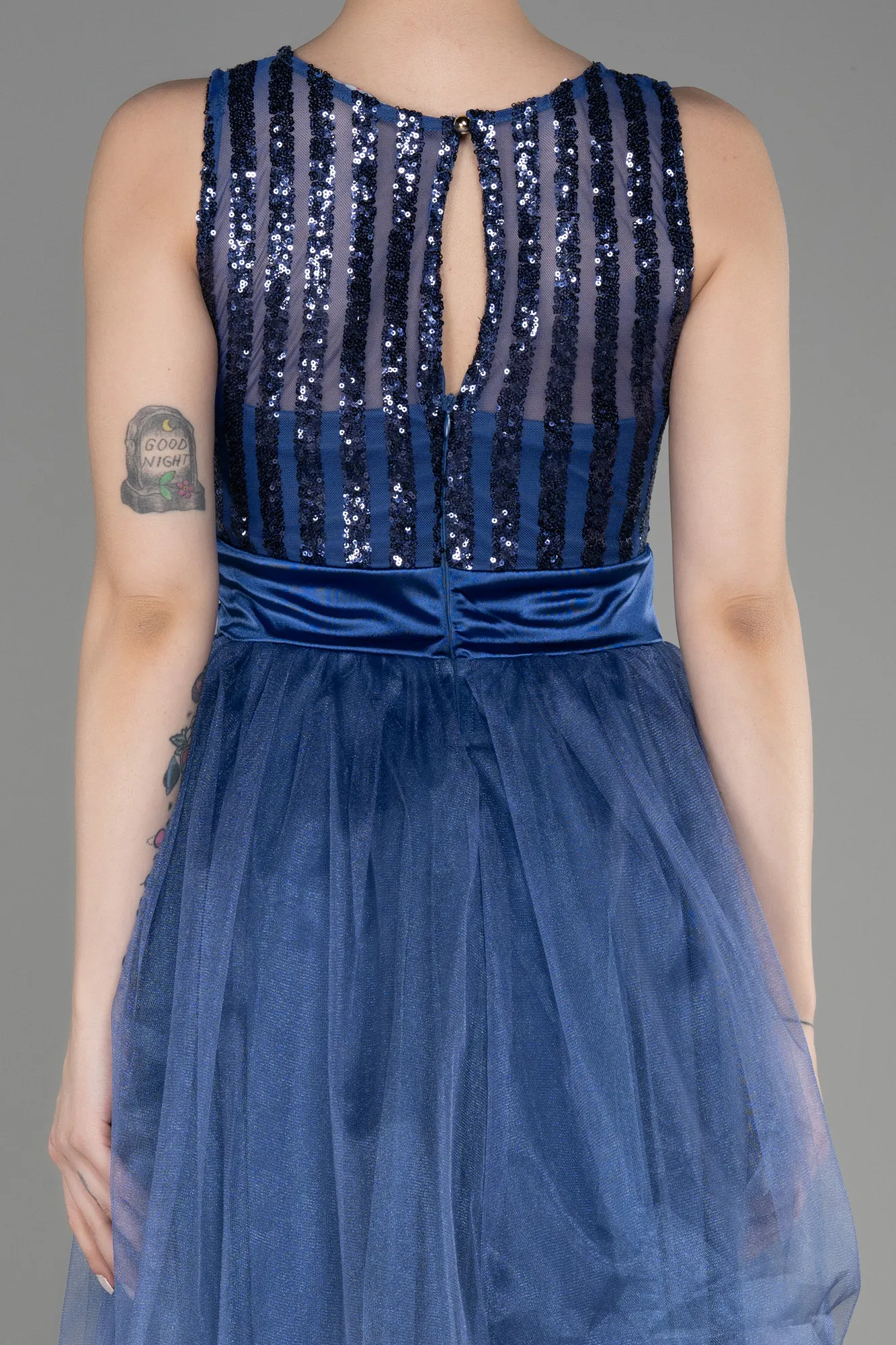 Indigo-Short Prom Gown ABK2016