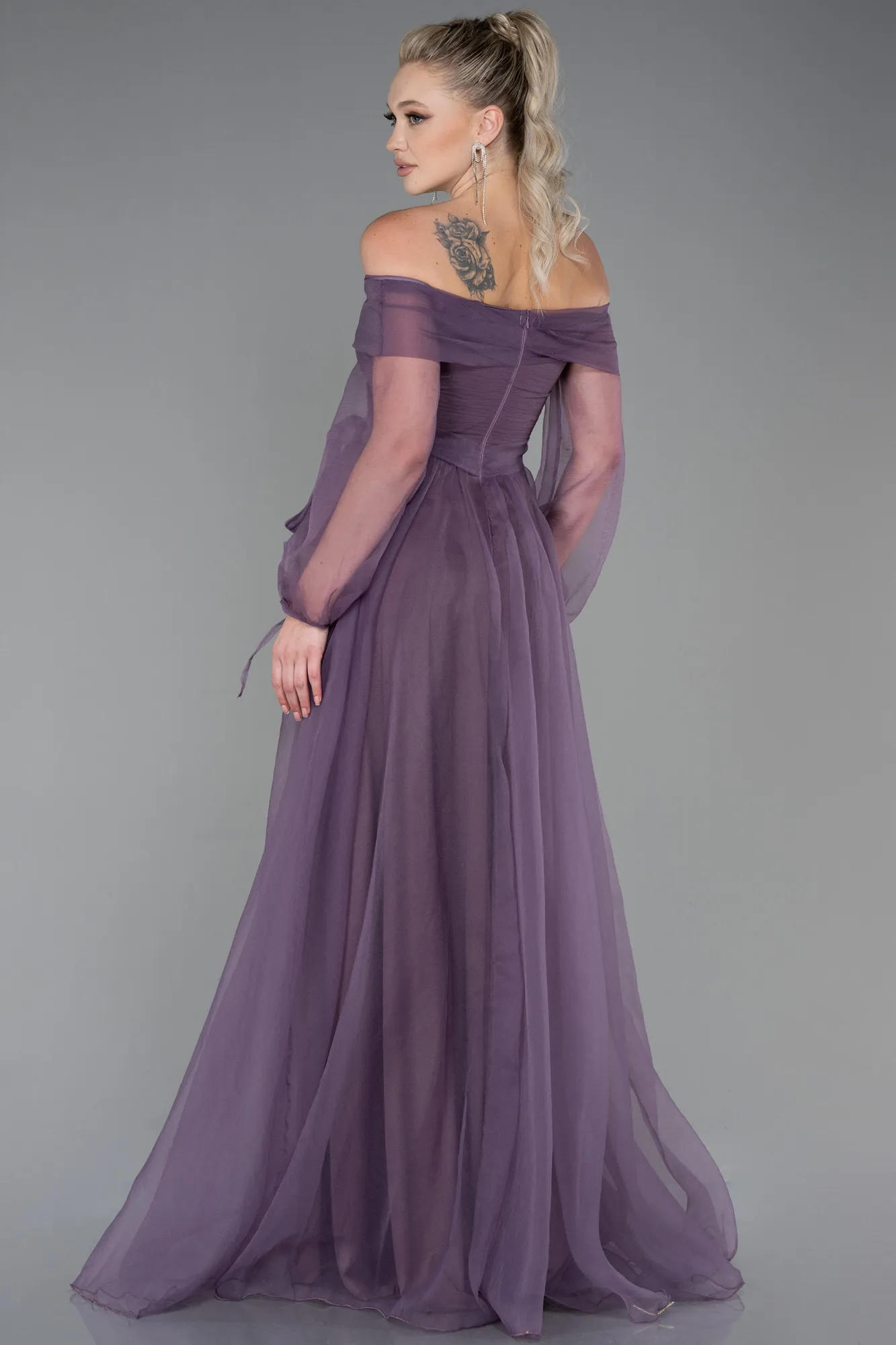 Lavender-Long Engagement Dress ABU1468