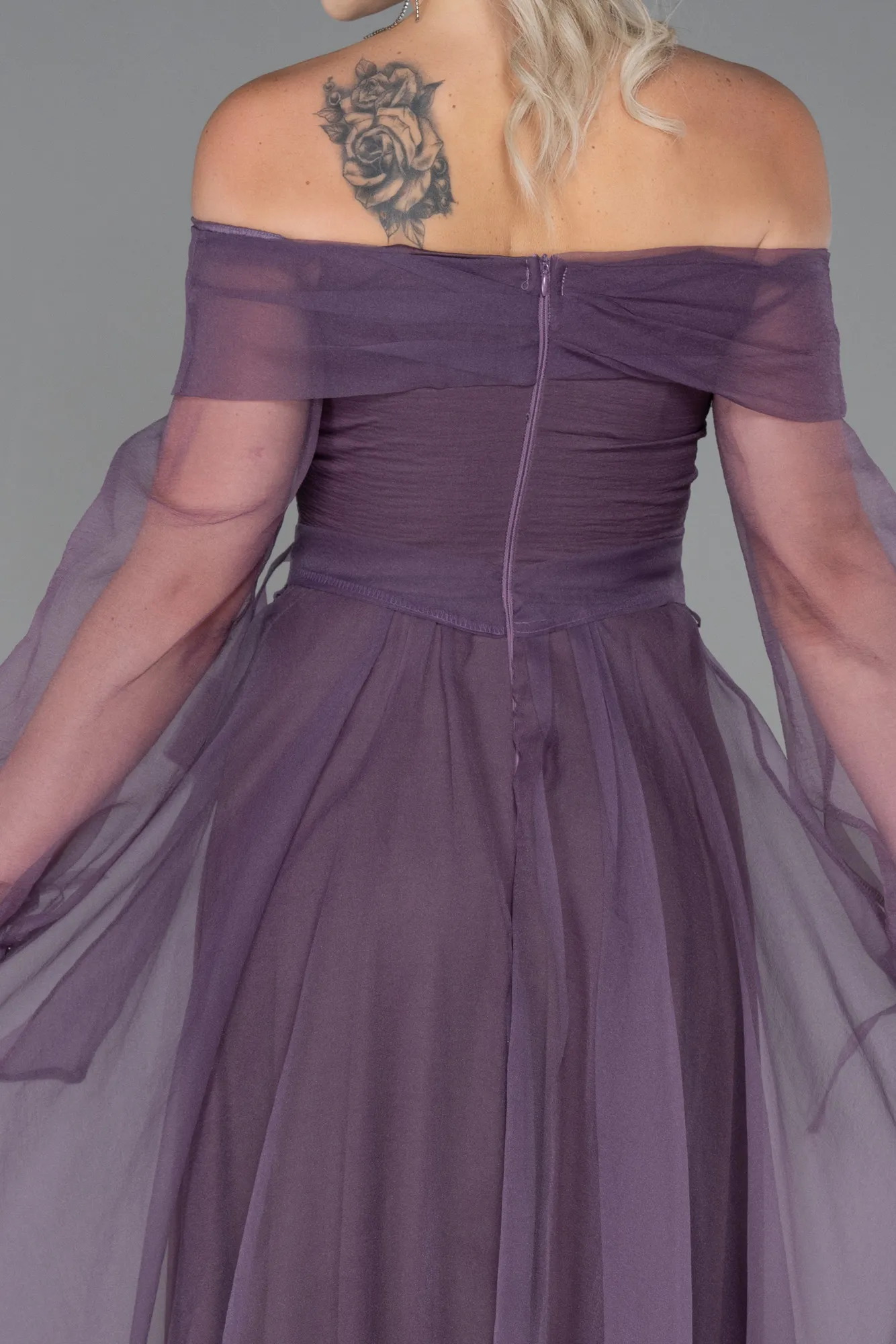 Lavender-Long Engagement Dress ABU1468