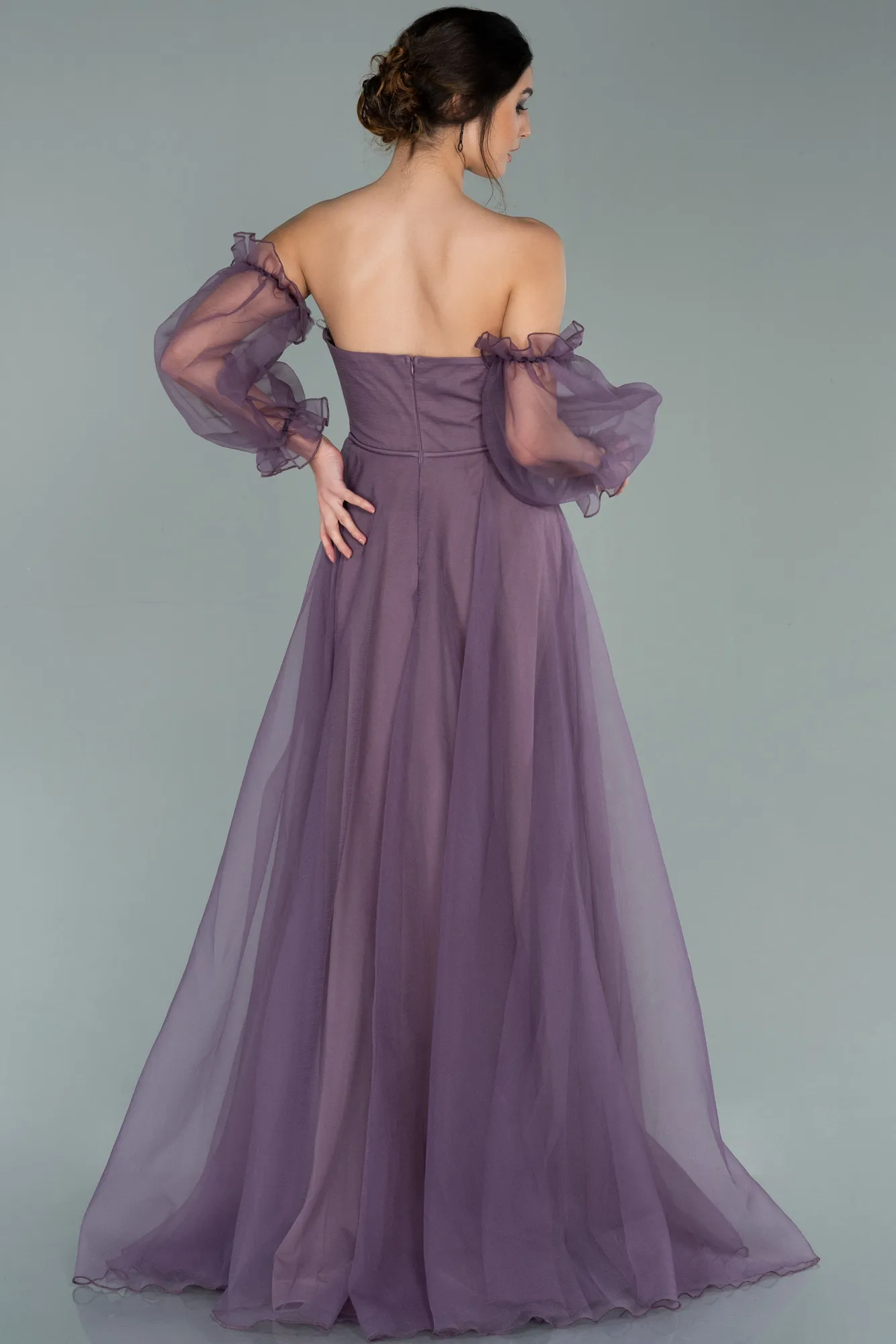 Lavender-Long Evening Dress ABU2076