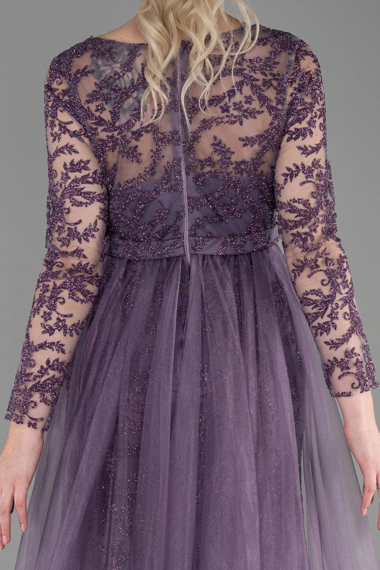 Lavender-Long Evening Dress ABU2237
