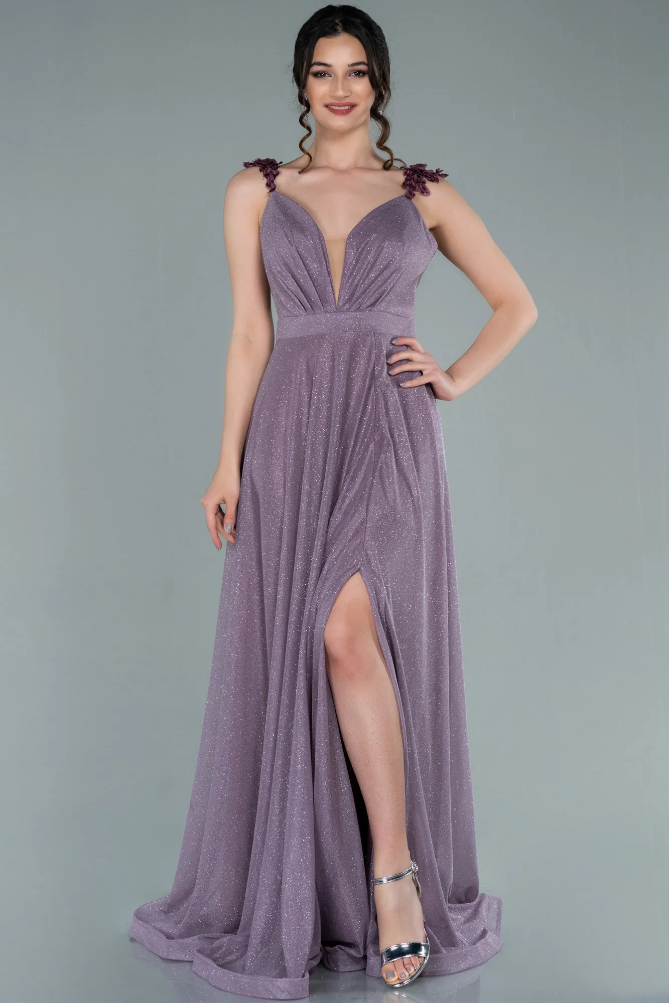 Lavender-Long Evening Dress ABU2307