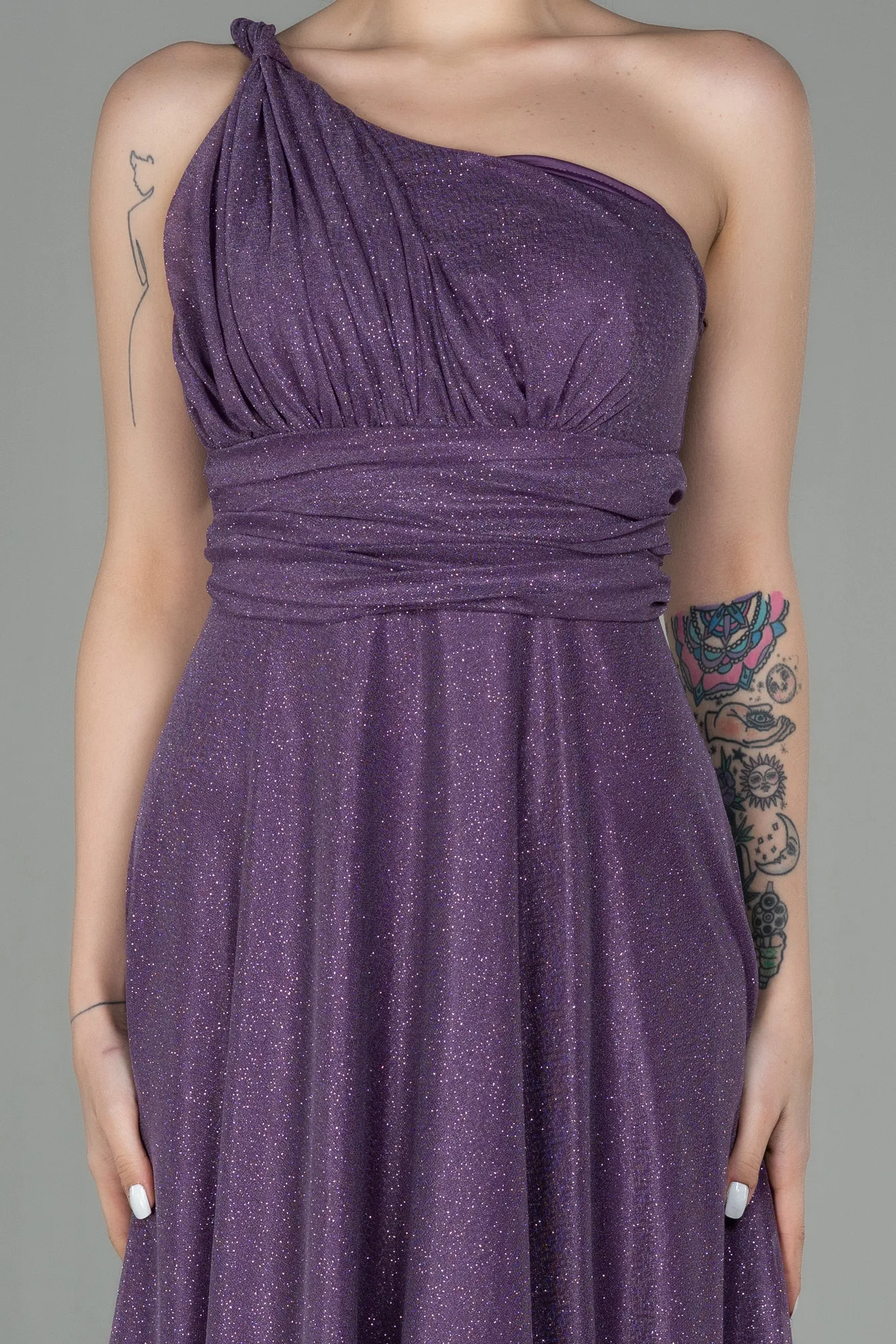 Lavender-Long Evening Dress ABU2834