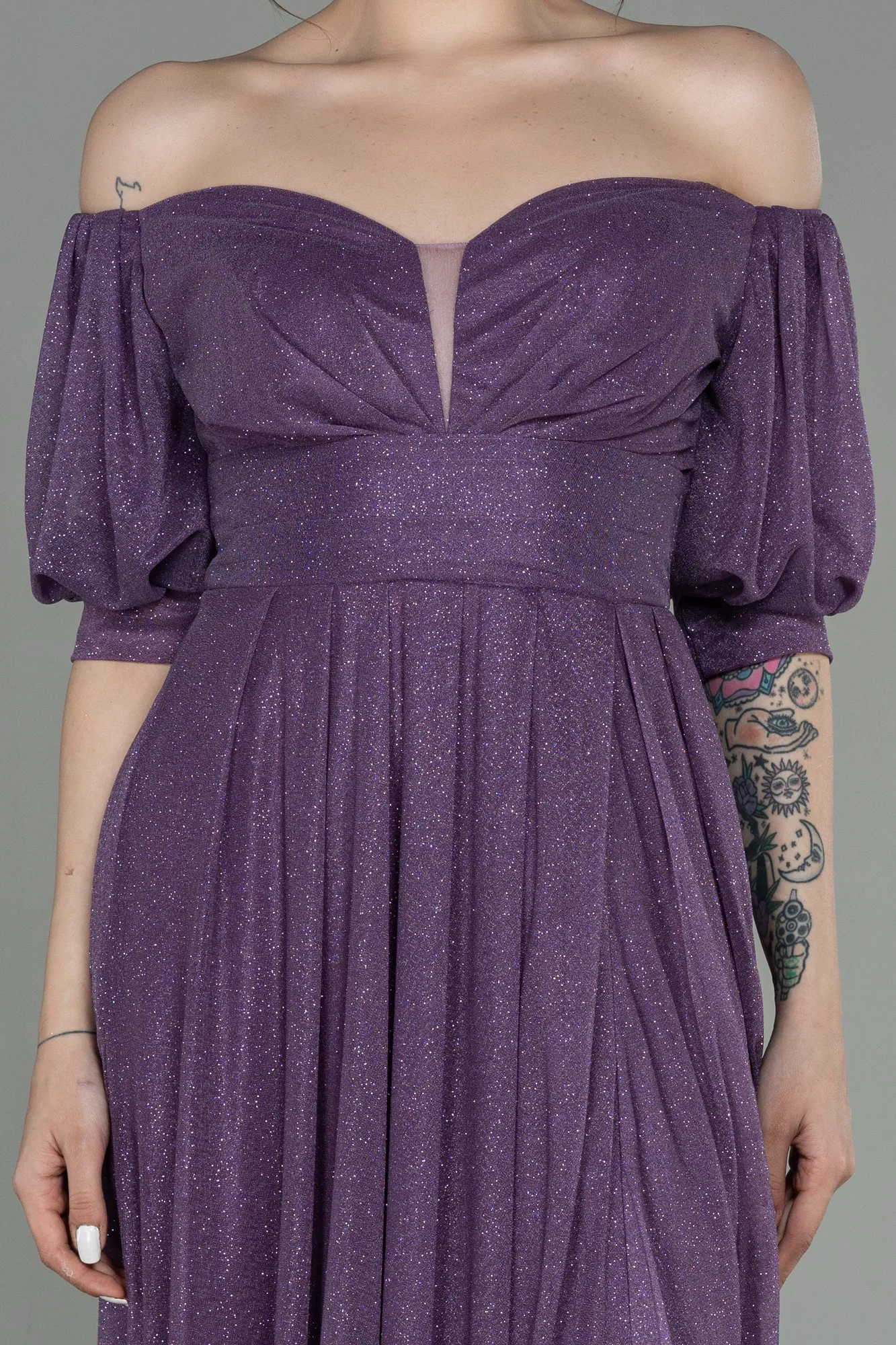 Lavender-Long Evening Dress ABU2983