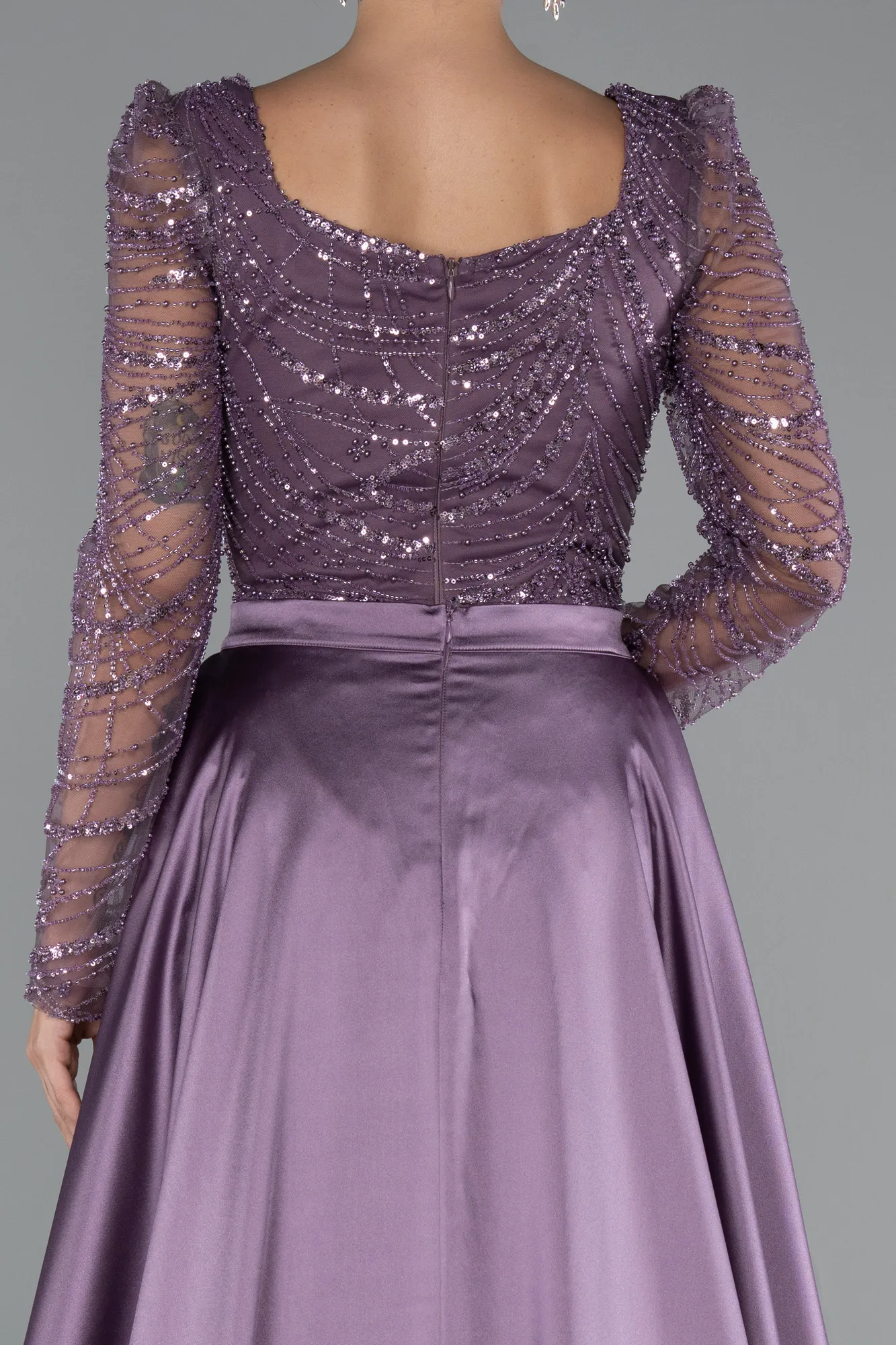Lavender-Long Evening Dress ABU5107