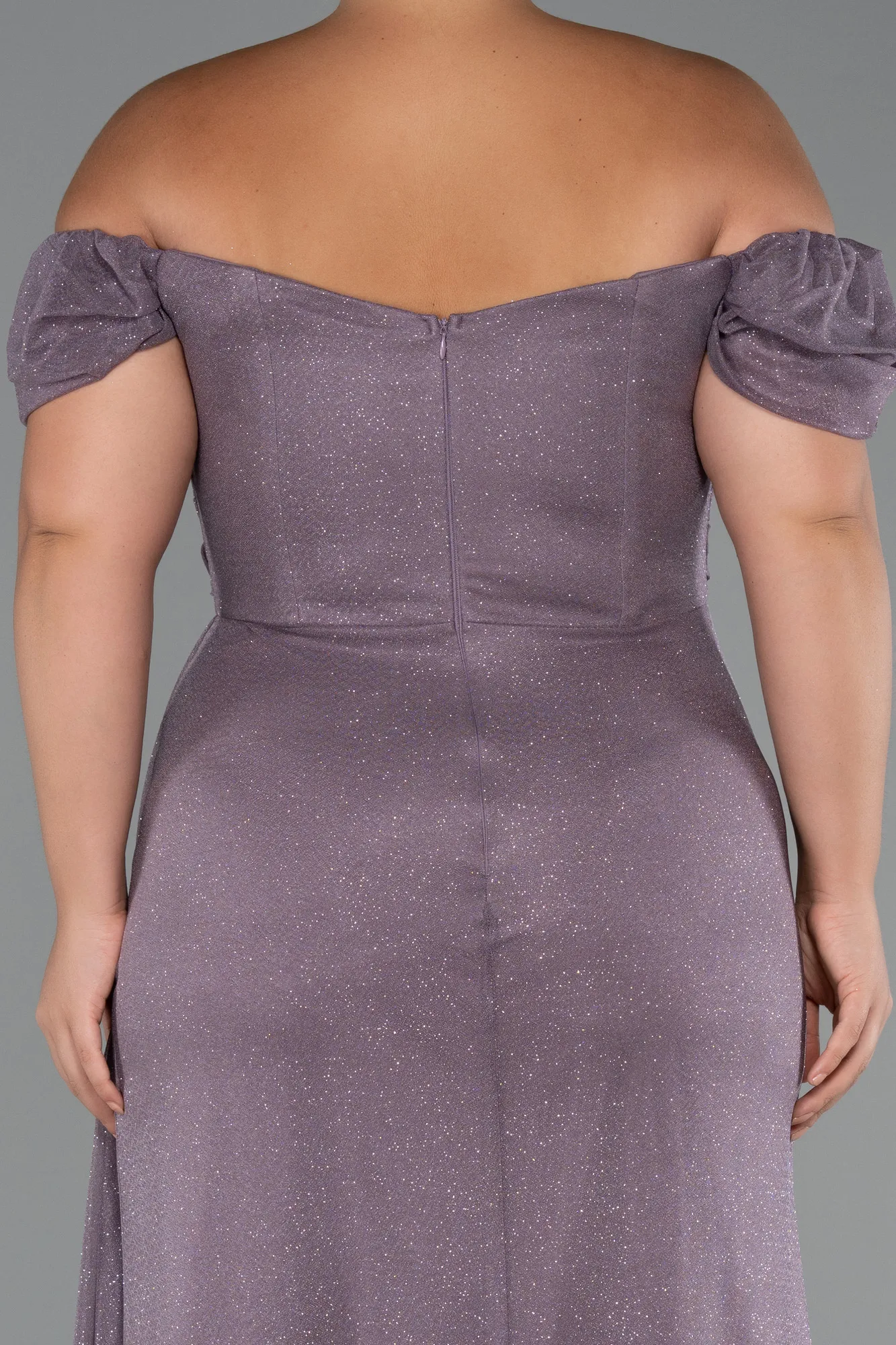 Lavender-Long Formal Plus Size Dress ABU5252