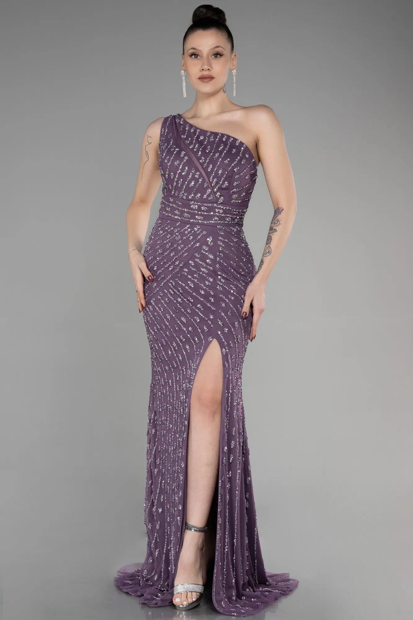 Lavender-Long Haute Couture ABU3503