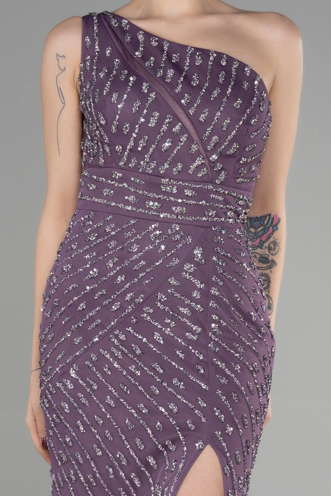 Lavender-Long Haute Couture ABU3503