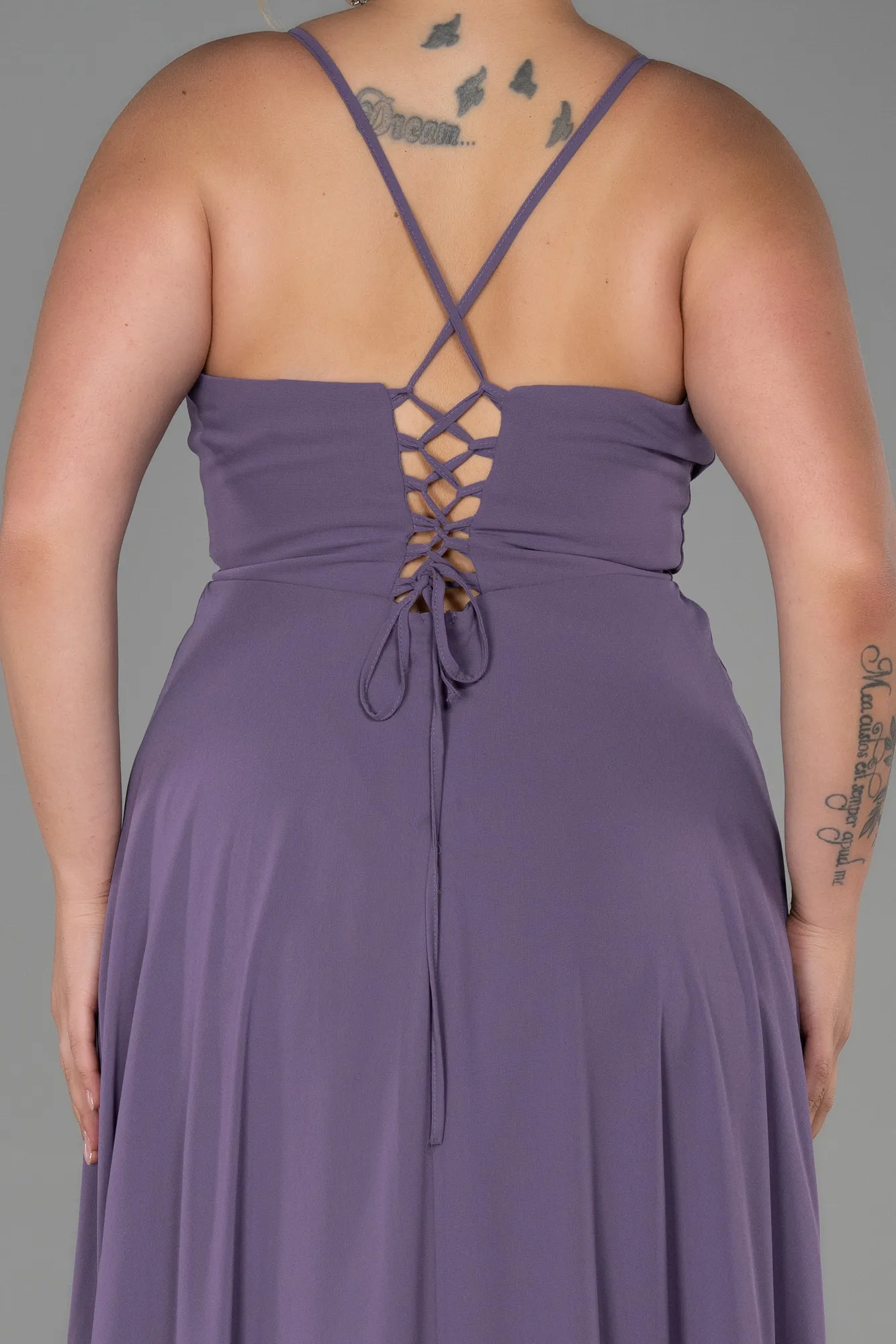 Lavender-Long Plus Size Evening Dress ABU1324