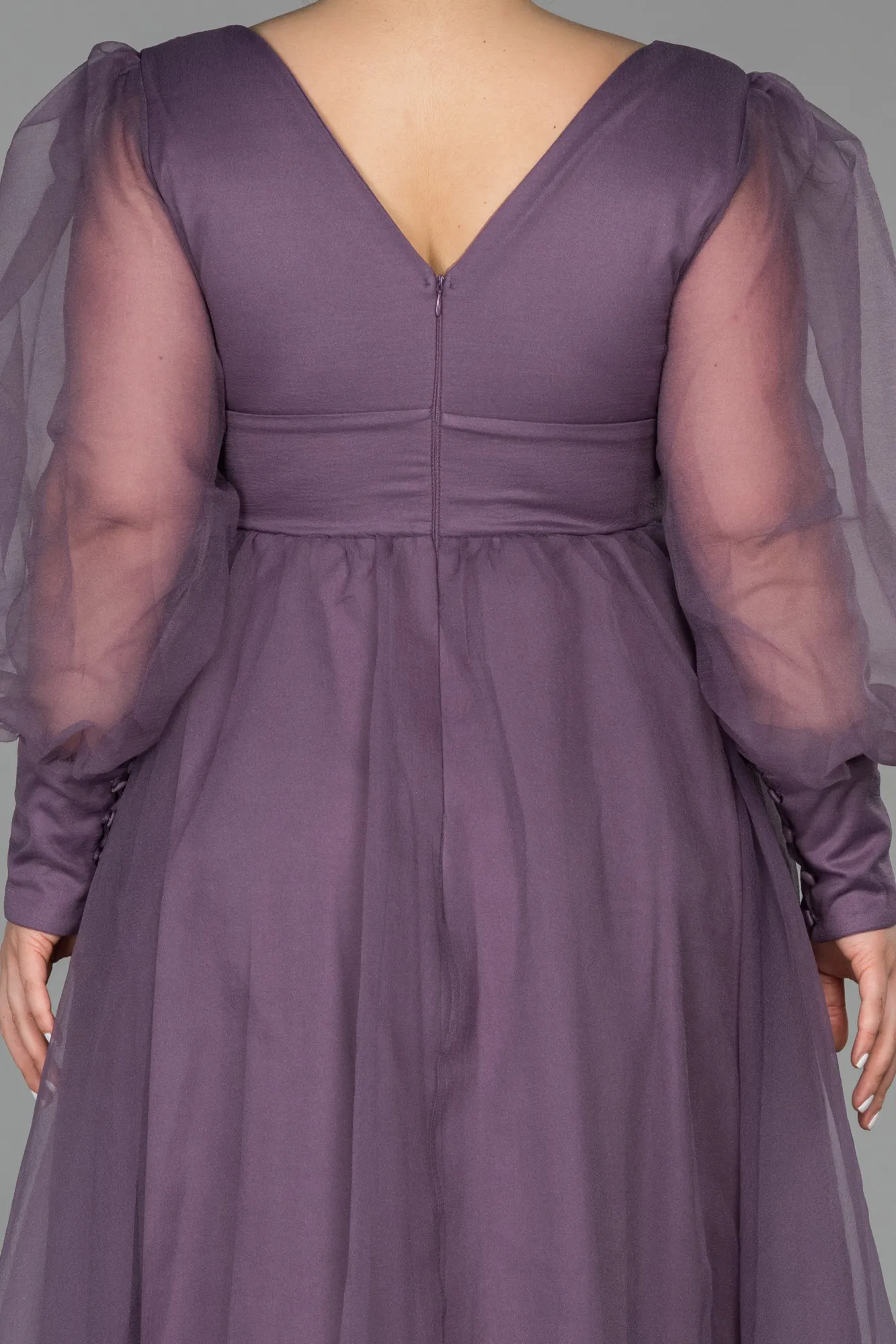 Lavender-Long Plus Size Evening Dress ABU1617