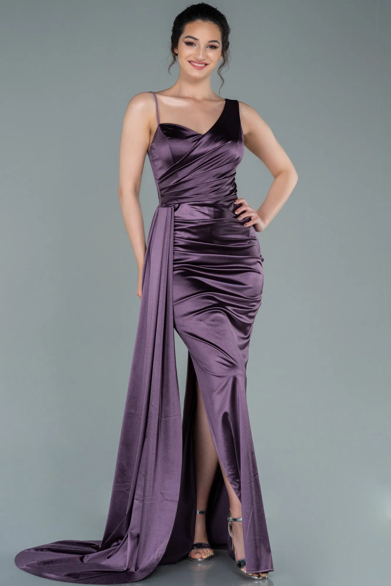 Lavender-Long Prom Gown ABU2373