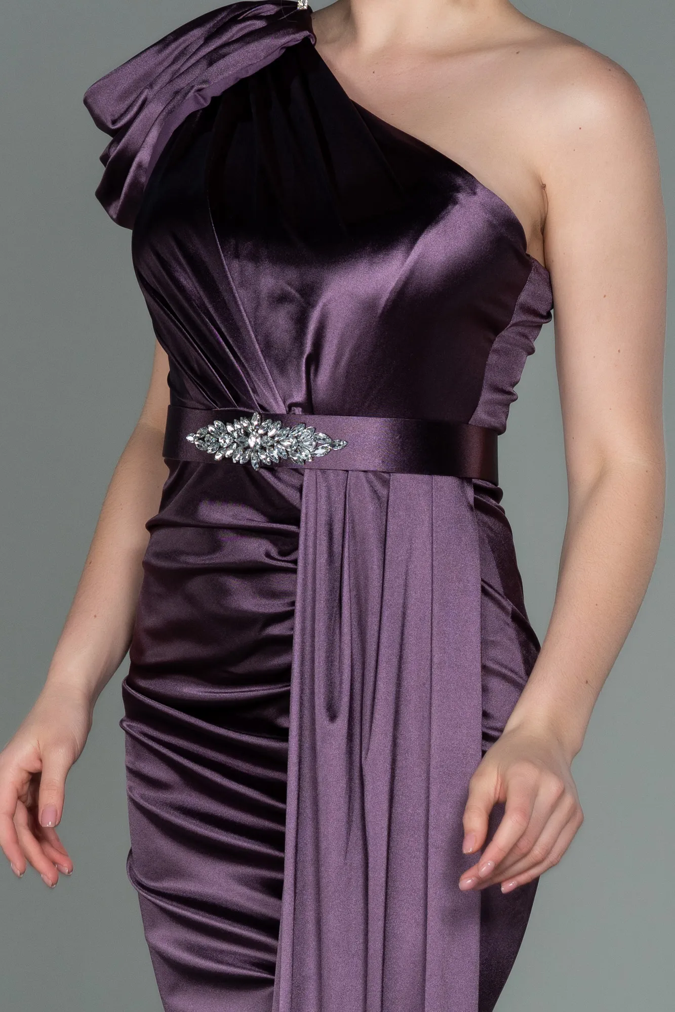 Lavender-Long Prom Gown ABU3099
