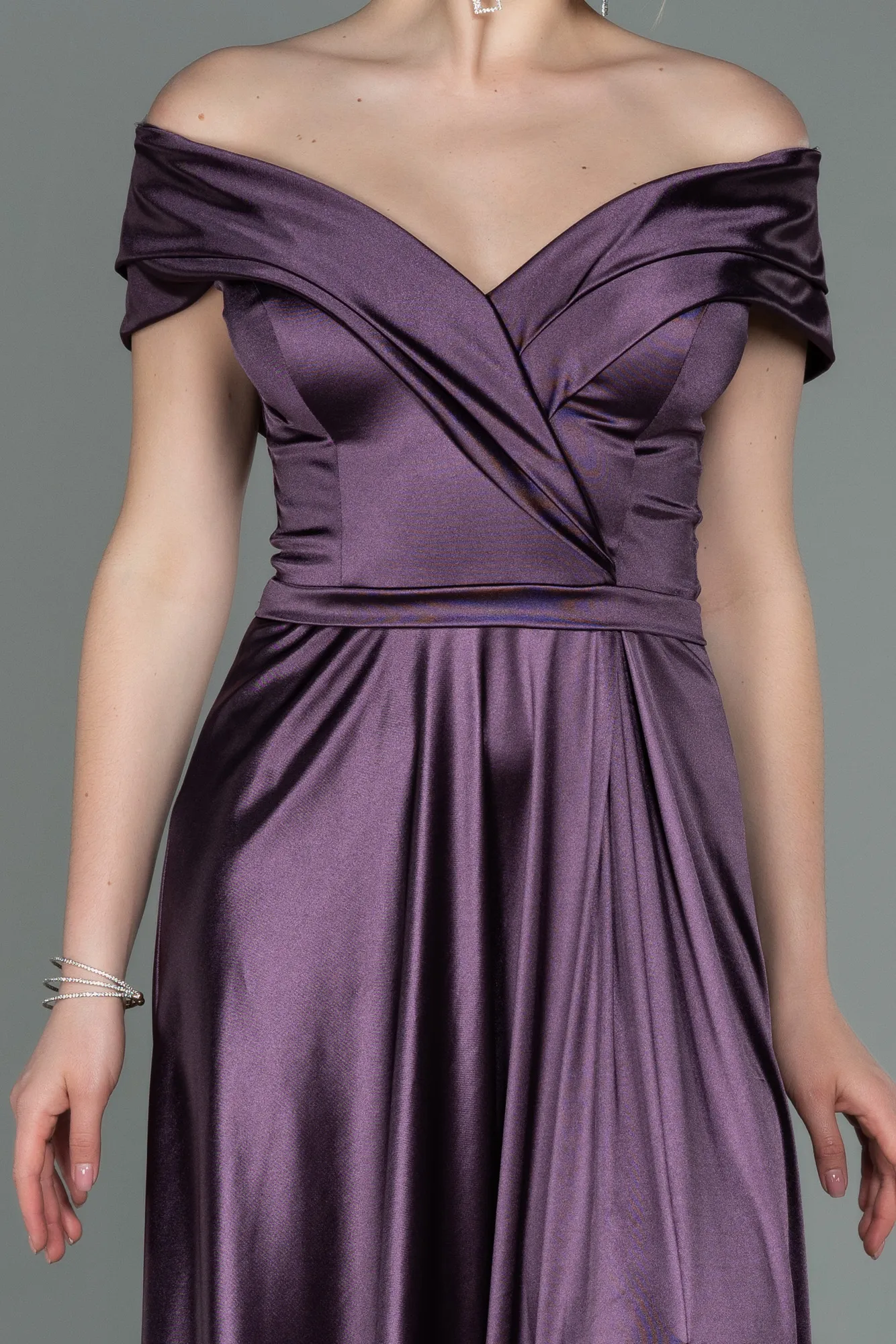 Lavender-Long Prom Gown ABU3157