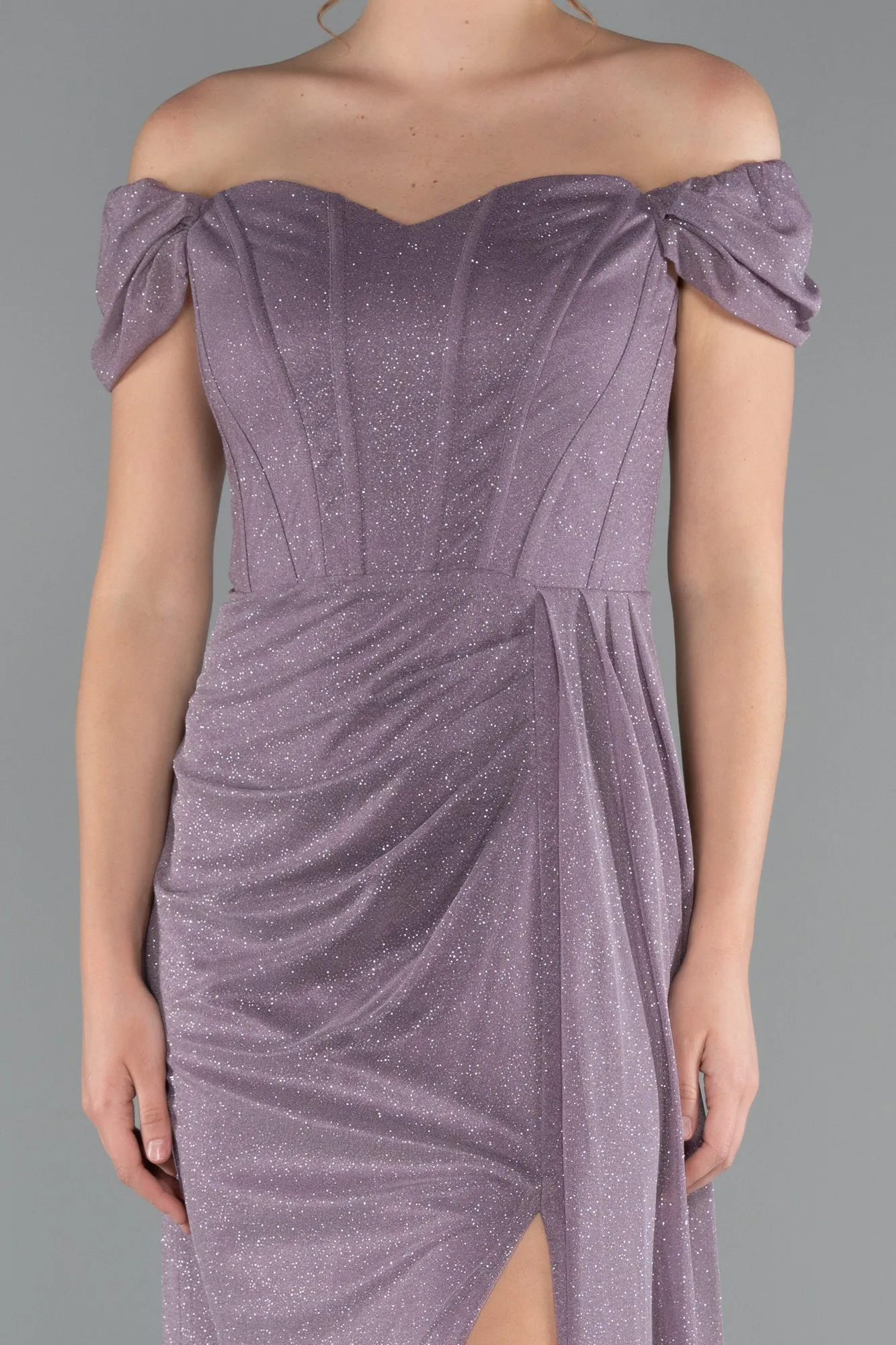 Lavender-Long Prom Gown ABU3472