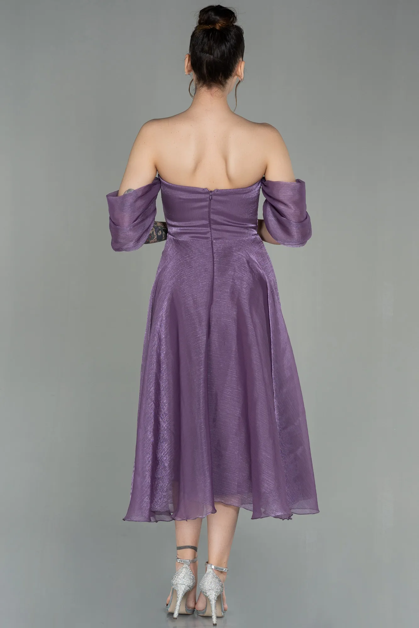 Lavender-Midi Evening Dress ABK1850