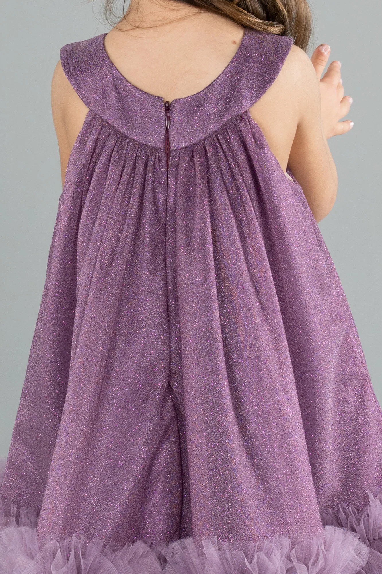 Lavender-Midi Girl Dress ABK2297