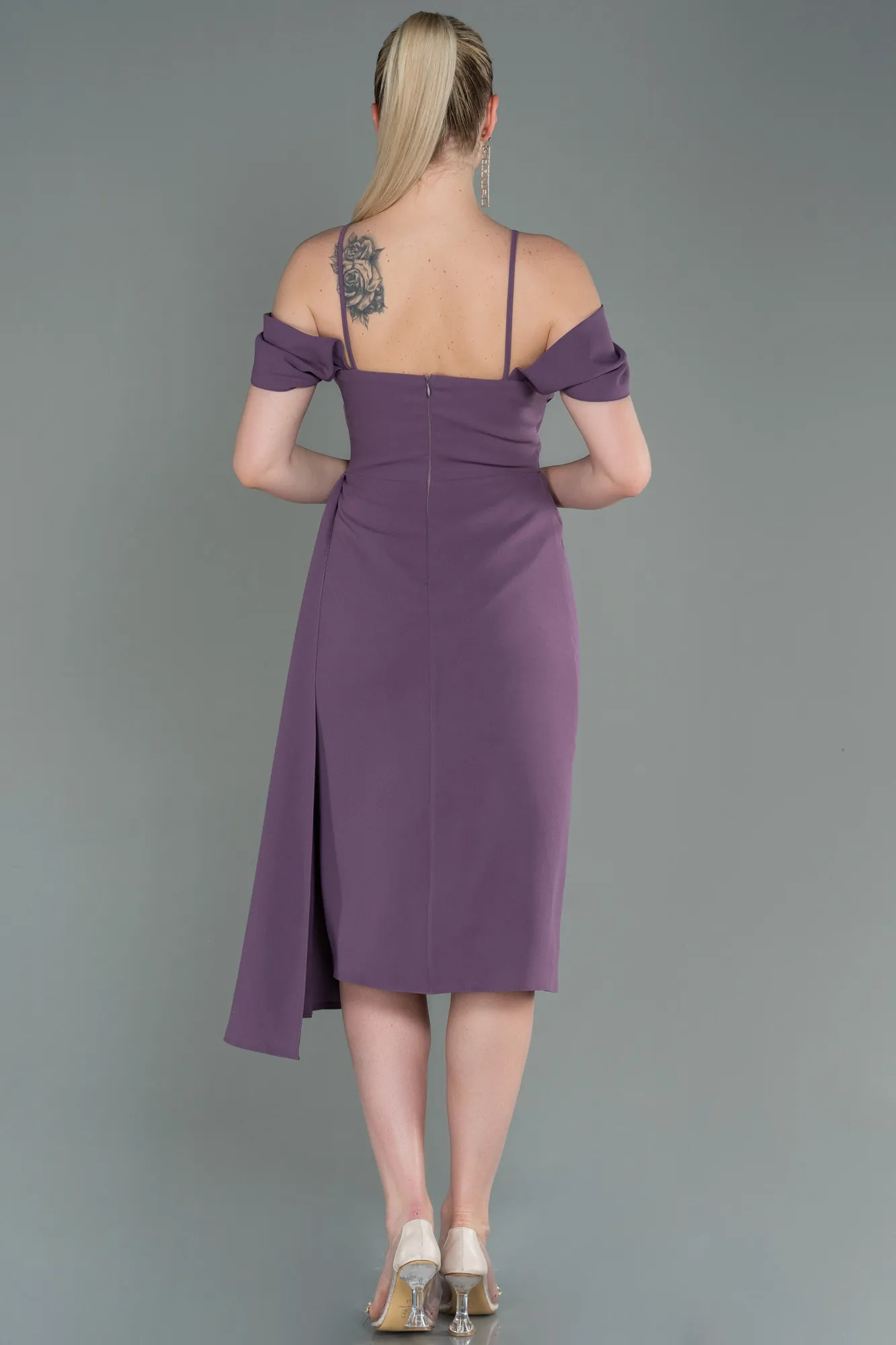 Lavender-Midi Invitation Dress ABK1750