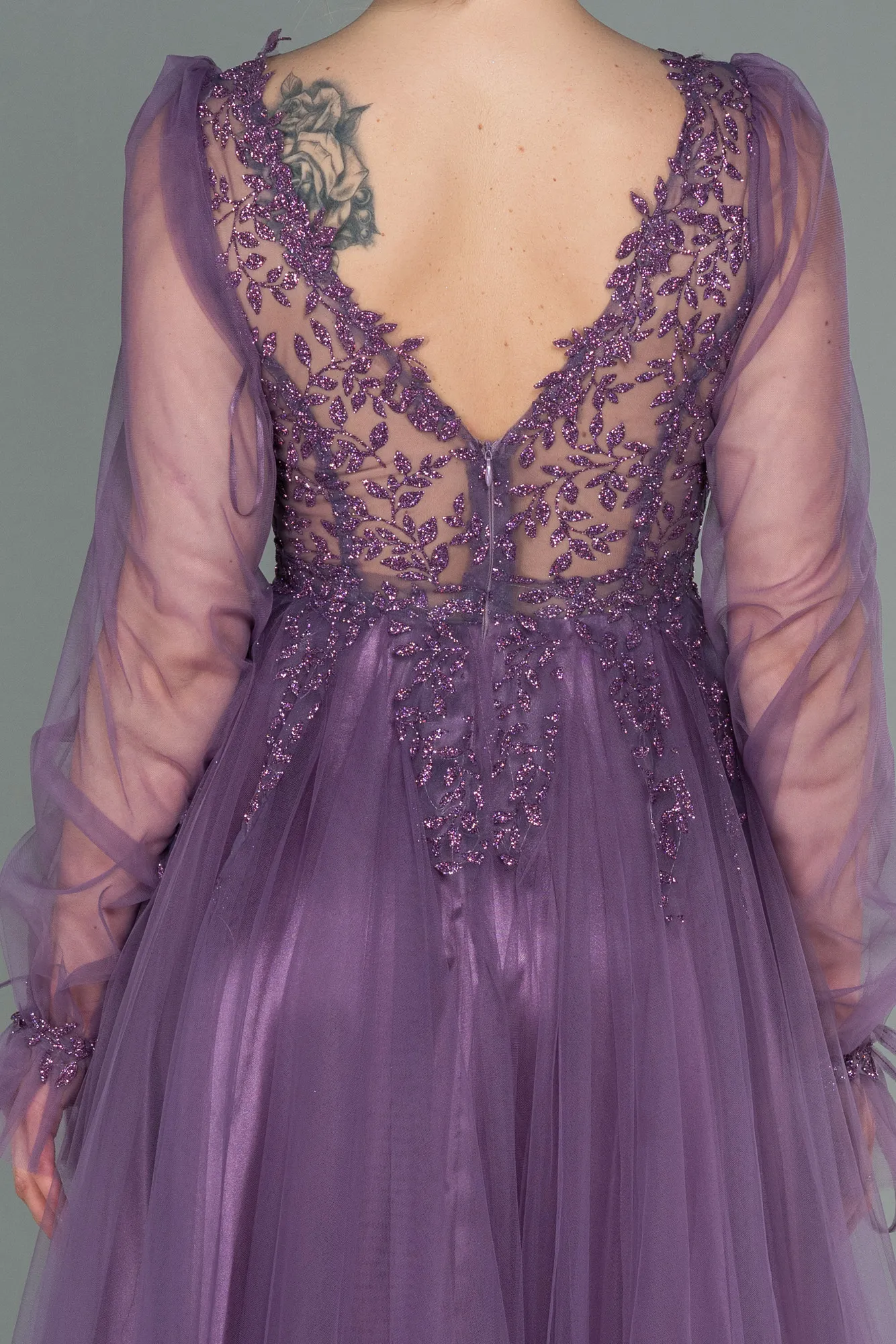 Lavender-Midi Invitation Dress ABK1771