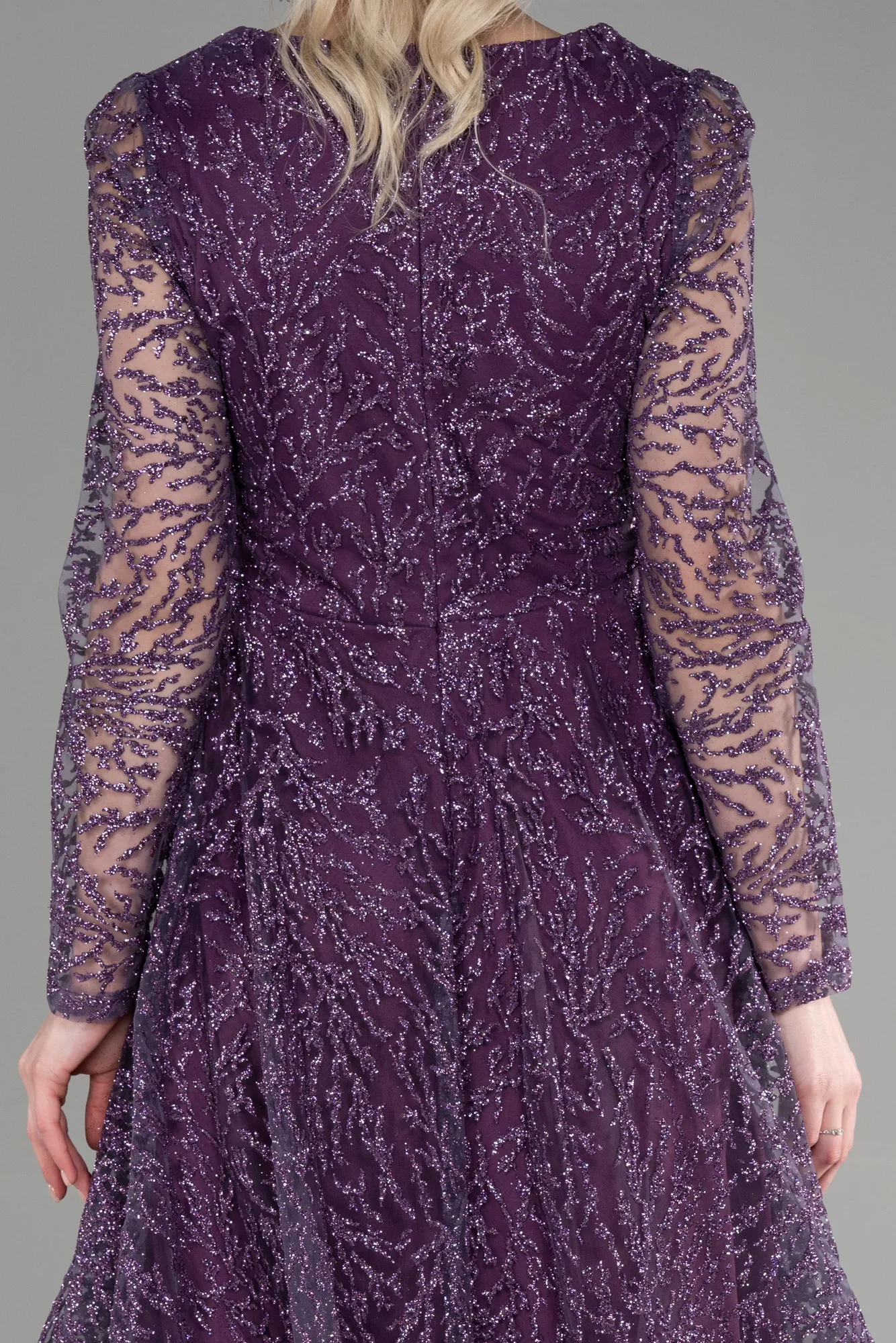 Lavender-Midi Party Dress ABK1969