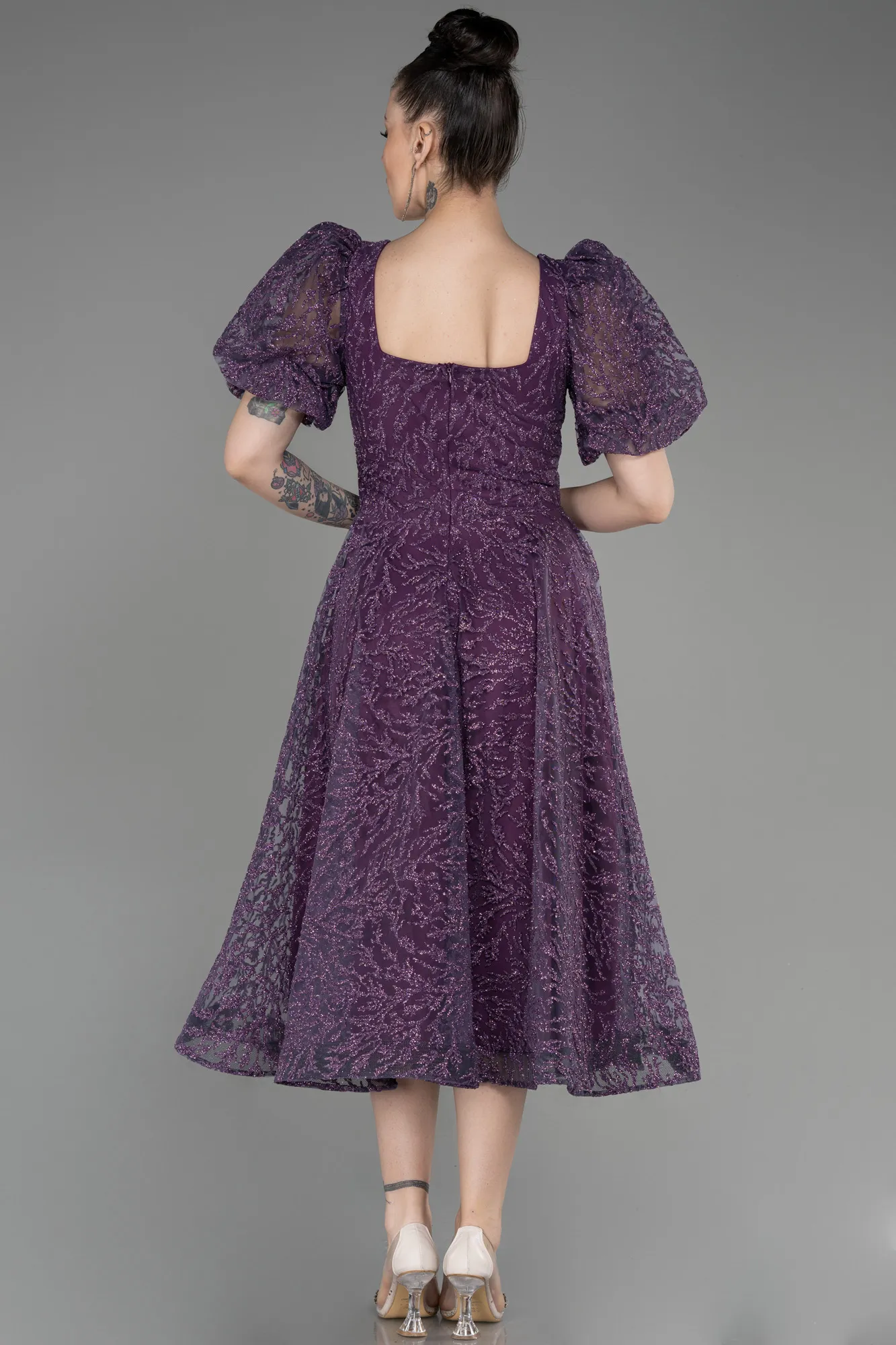 Lavender-Midi Party Dress ABK1976