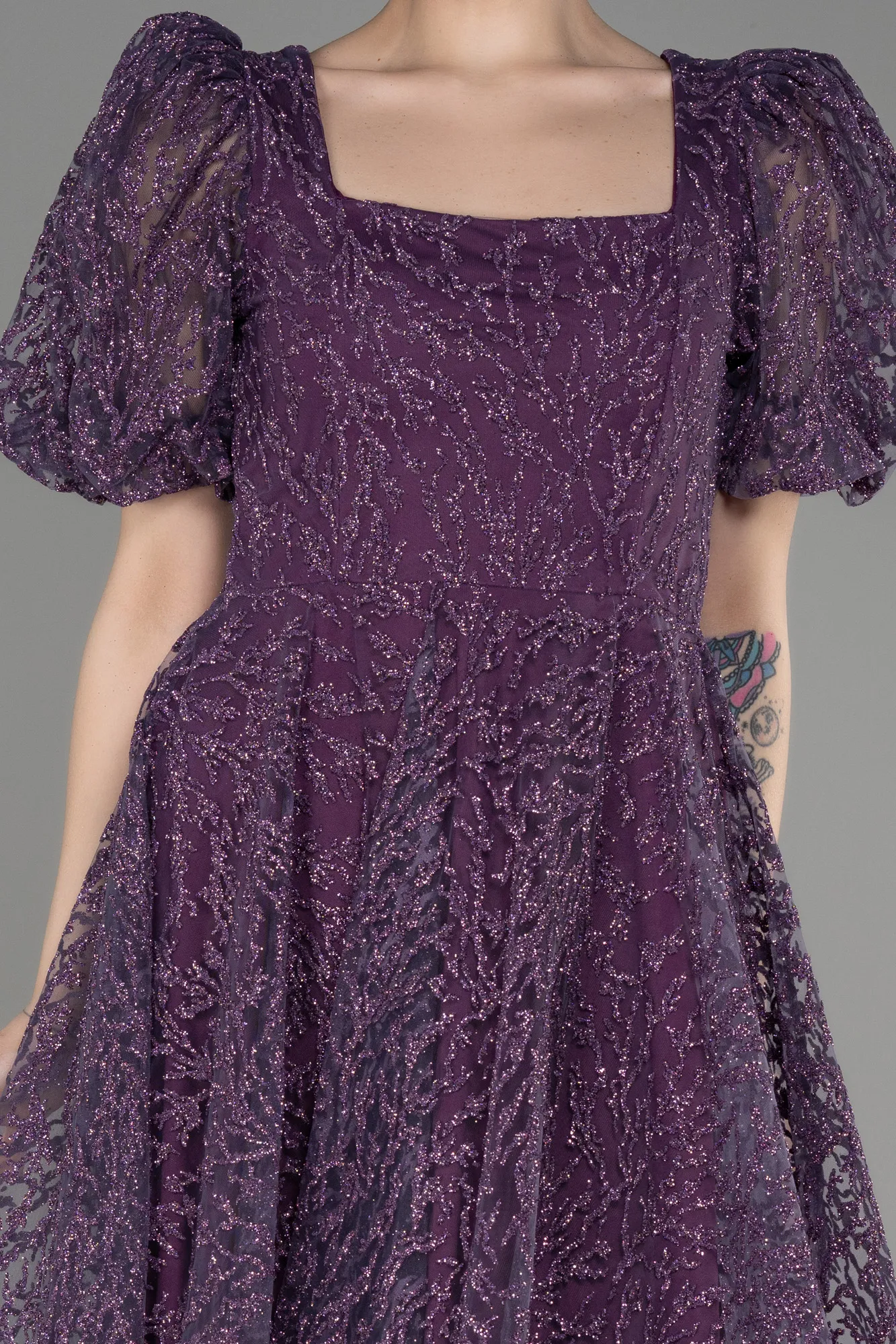 Lavender-Midi Party Dress ABK1976