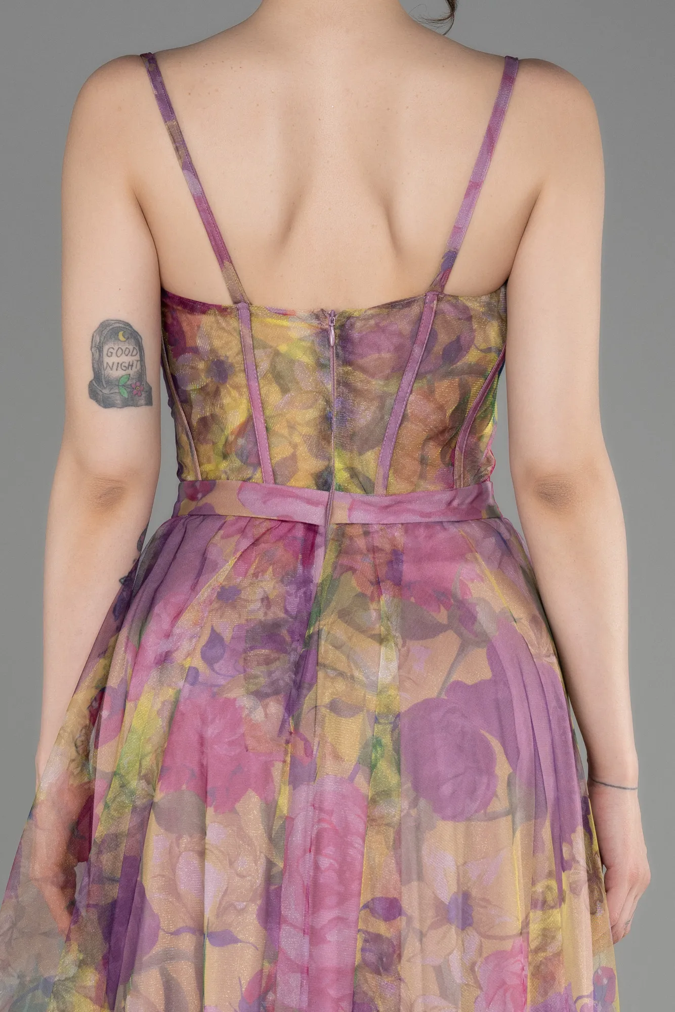 Lavender-Midi Prom Dress ABK2037