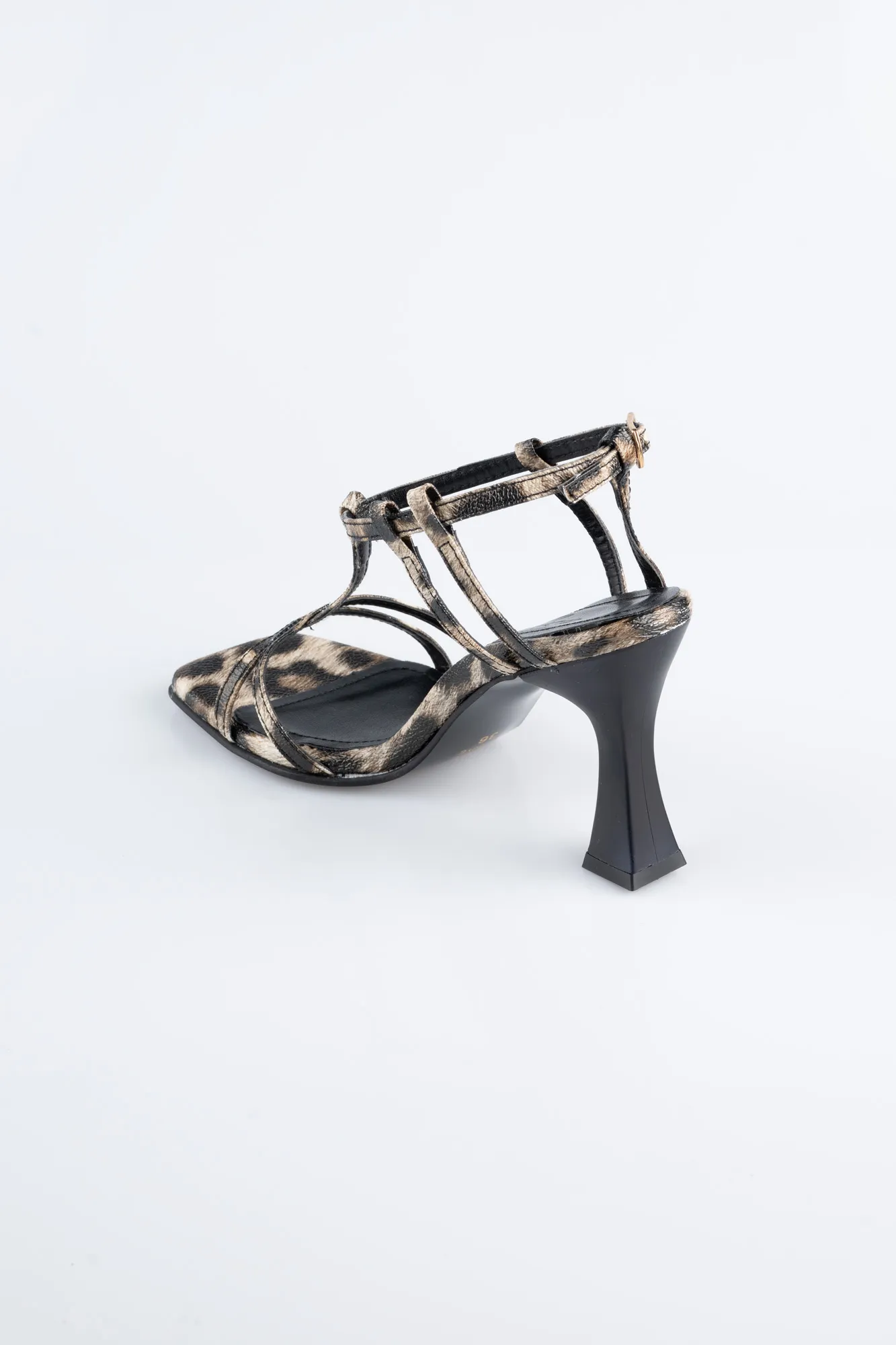 Leopard-Leather Evening Shoe AB1153