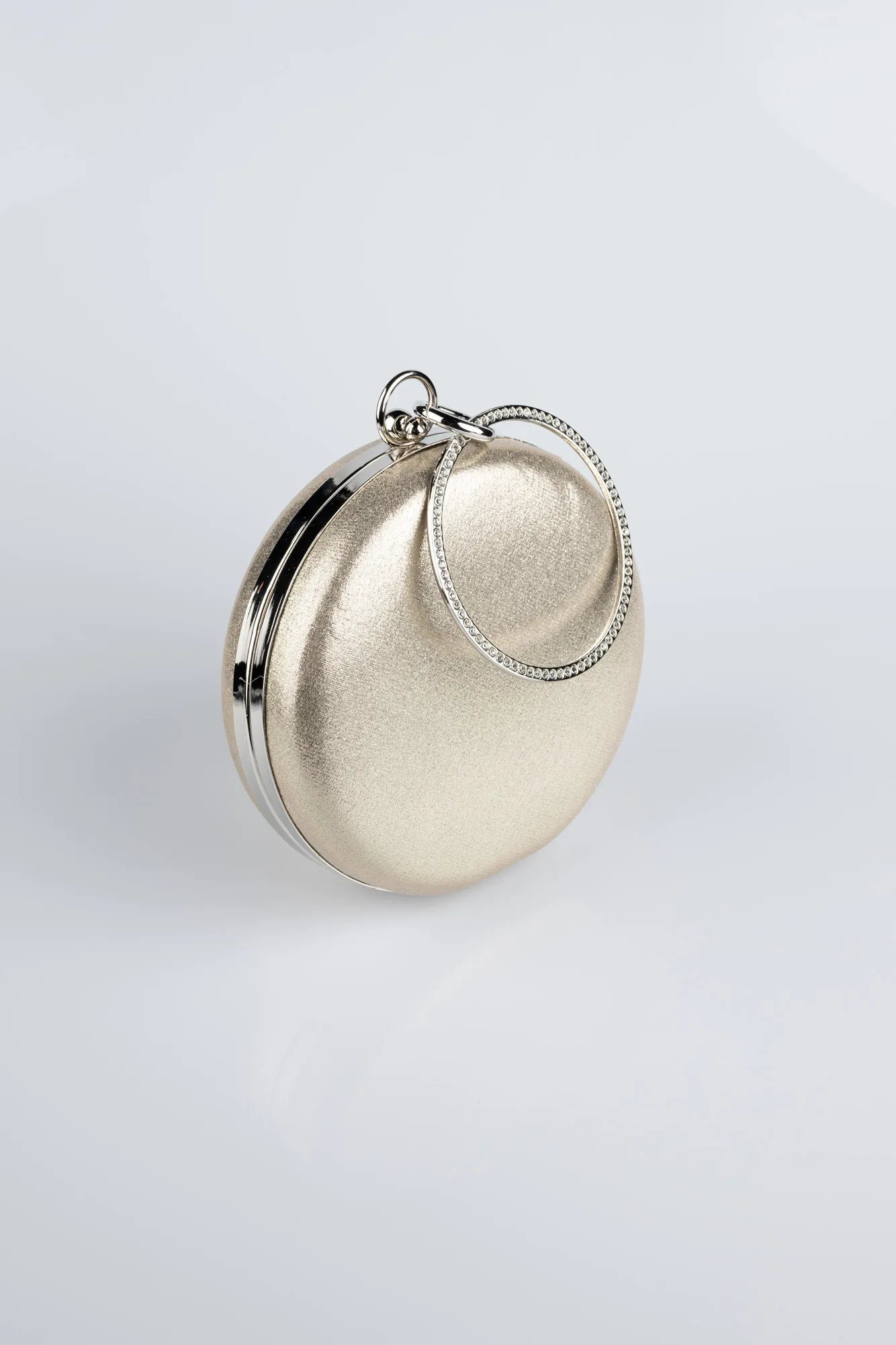 Light Gold-Plaster Fabric Box Bag V0259