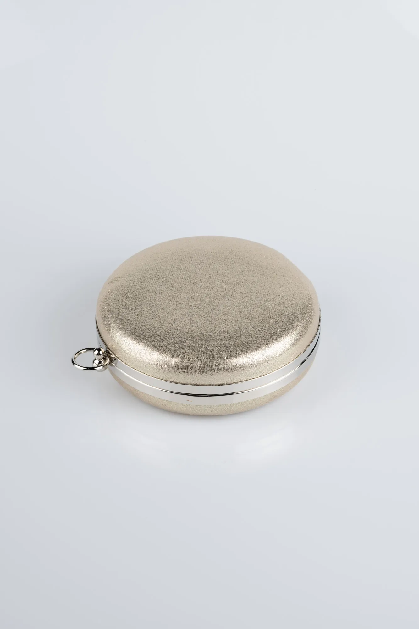 Light Gold-Plaster Fabric Box Bag V0259