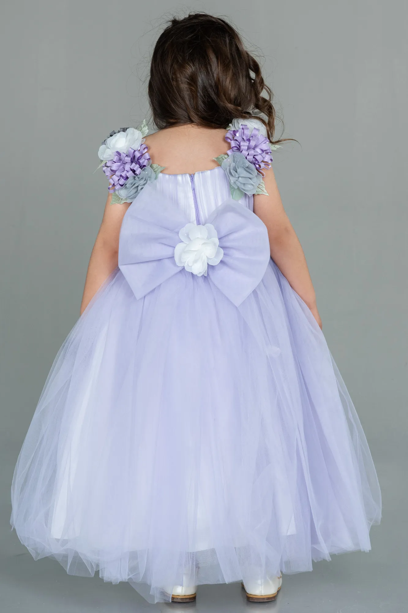 Lila-Long Girl Dress ABU3039