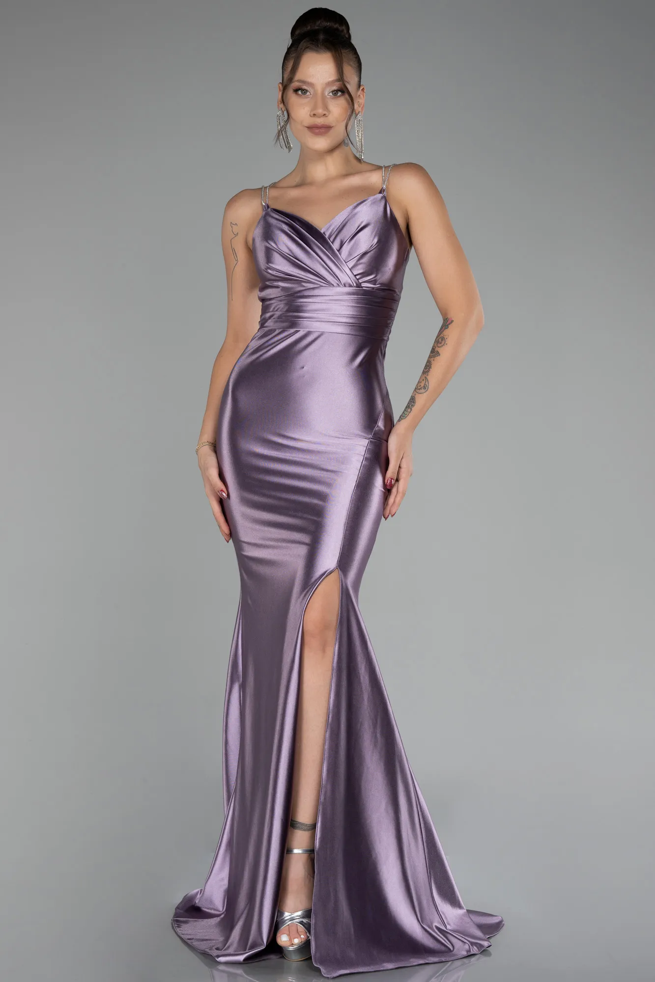 Lila-Long Mermaid Evening Gown ABU3575