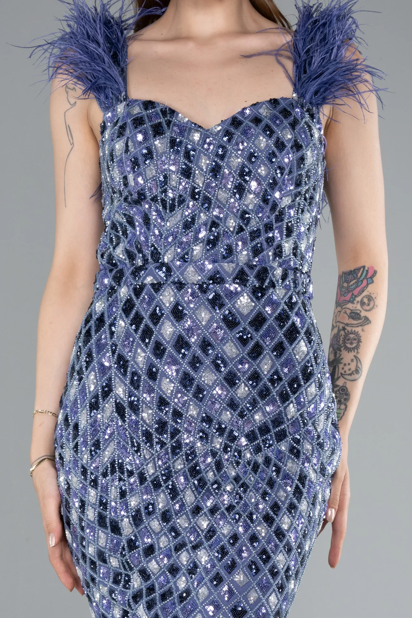 Lila-Long Mermaid Prom Dress ABU4955