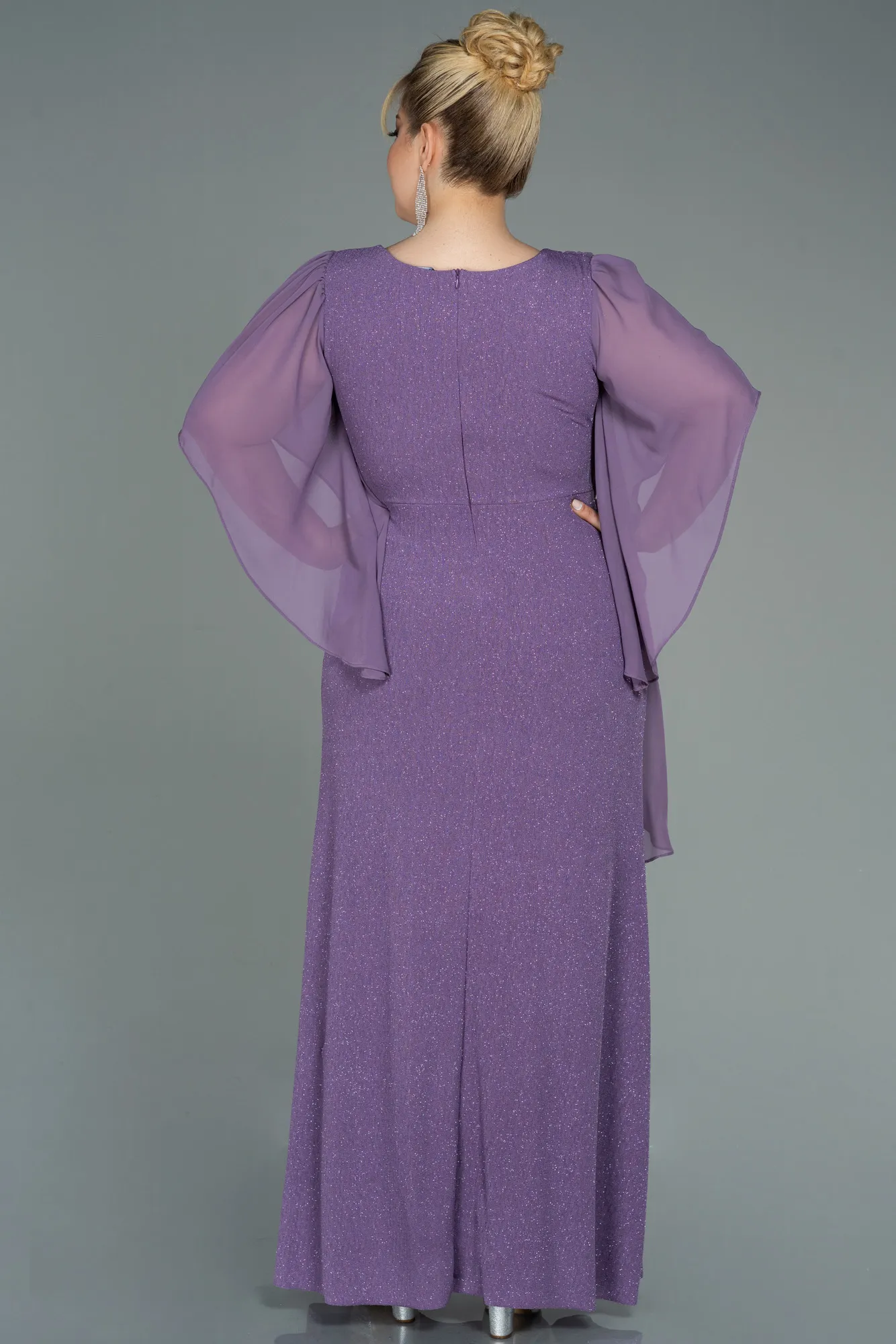Lila-Long Plus Size Evening Dress ABU3124