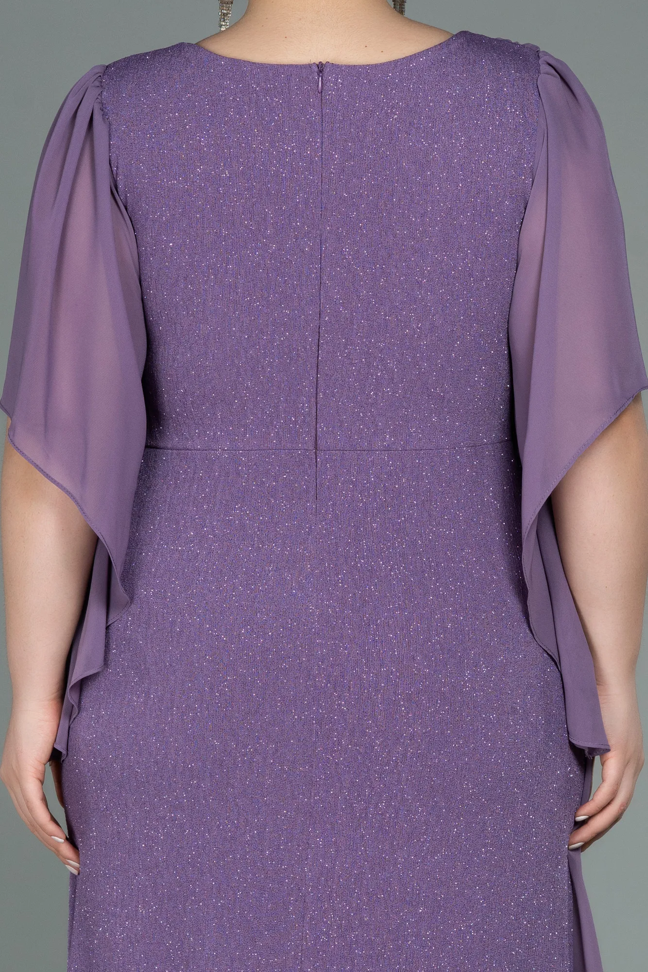 Lila-Long Plus Size Evening Dress ABU3124