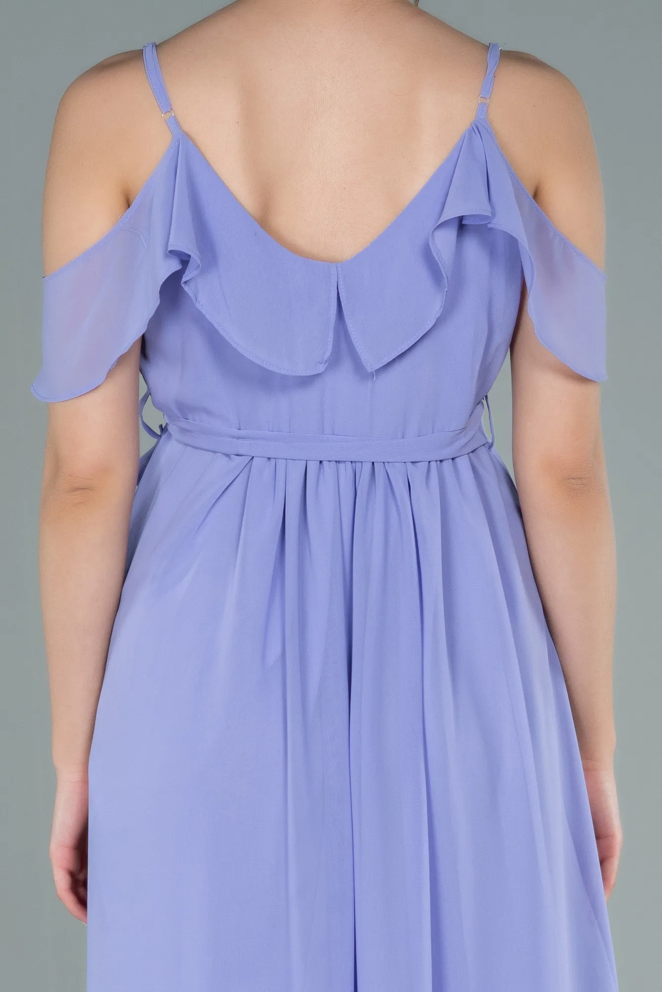 Lila-Long Pregnancy Evening Dress ABU744