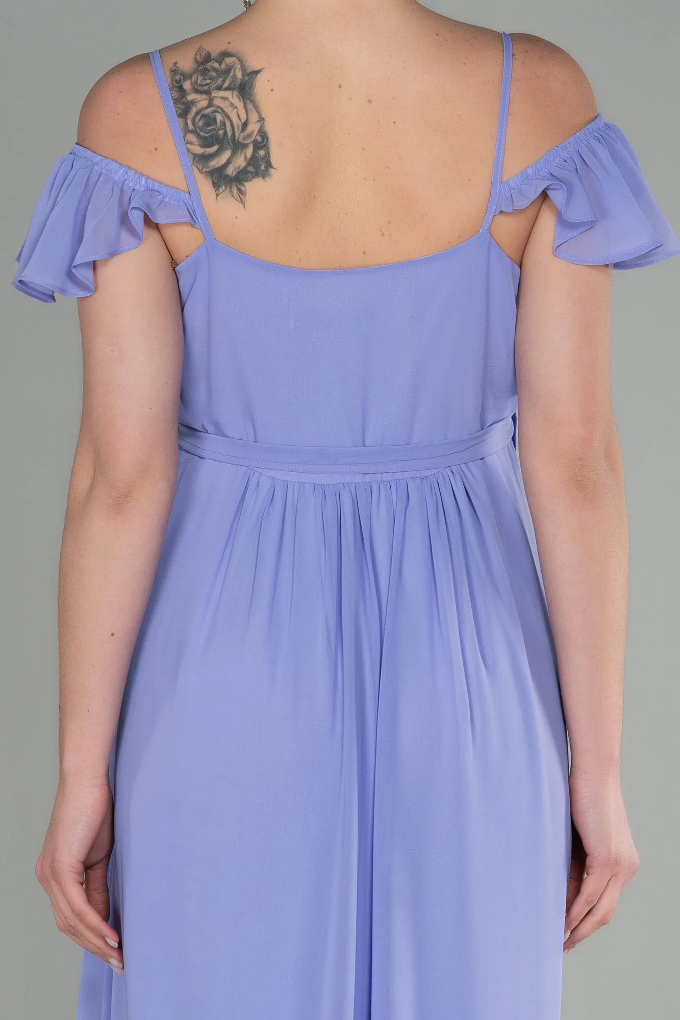 Lila-Long Pregnancy Evening Dress ABU756