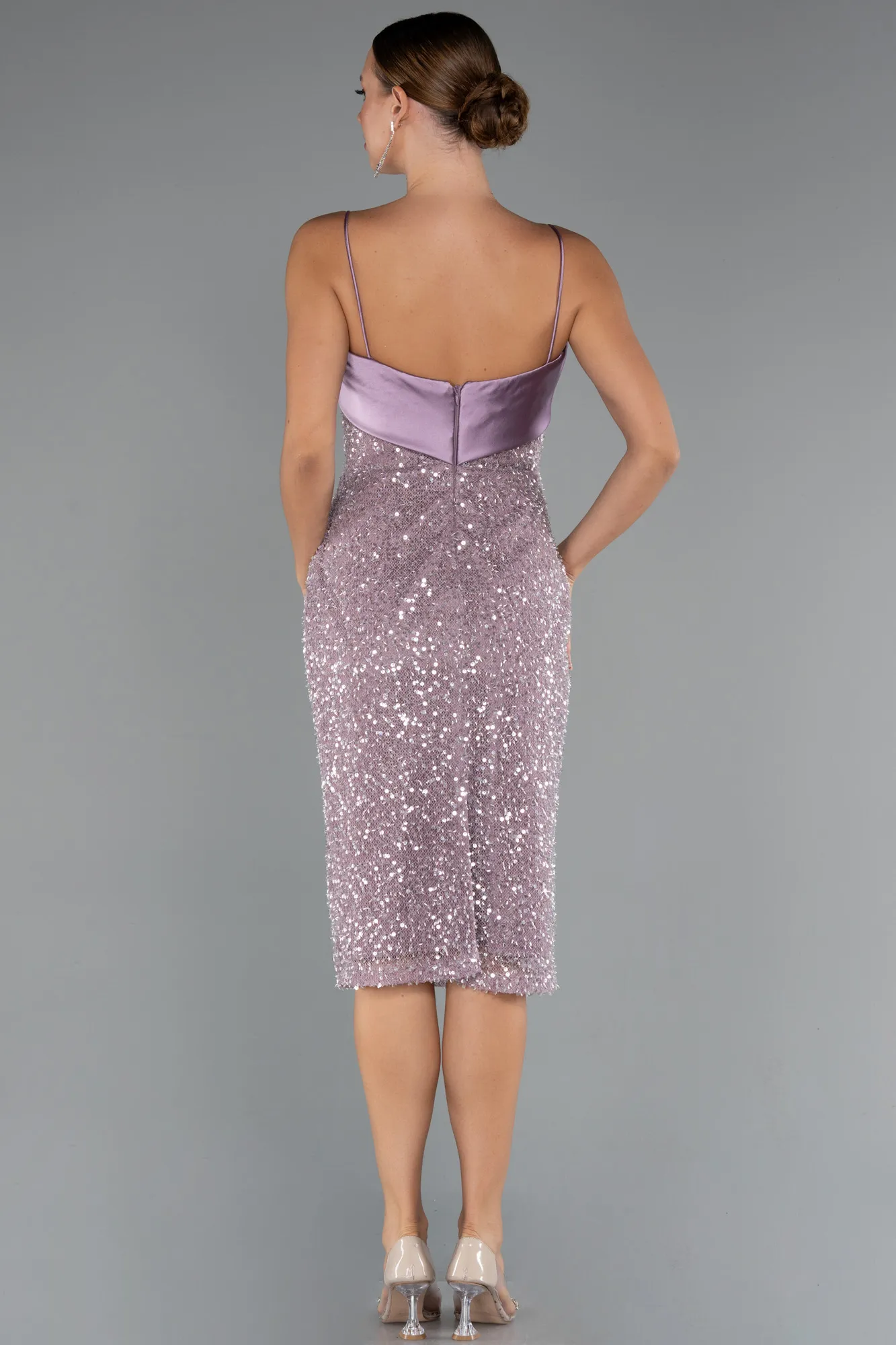 Lila-Midi Cocktail Dress ABK2429