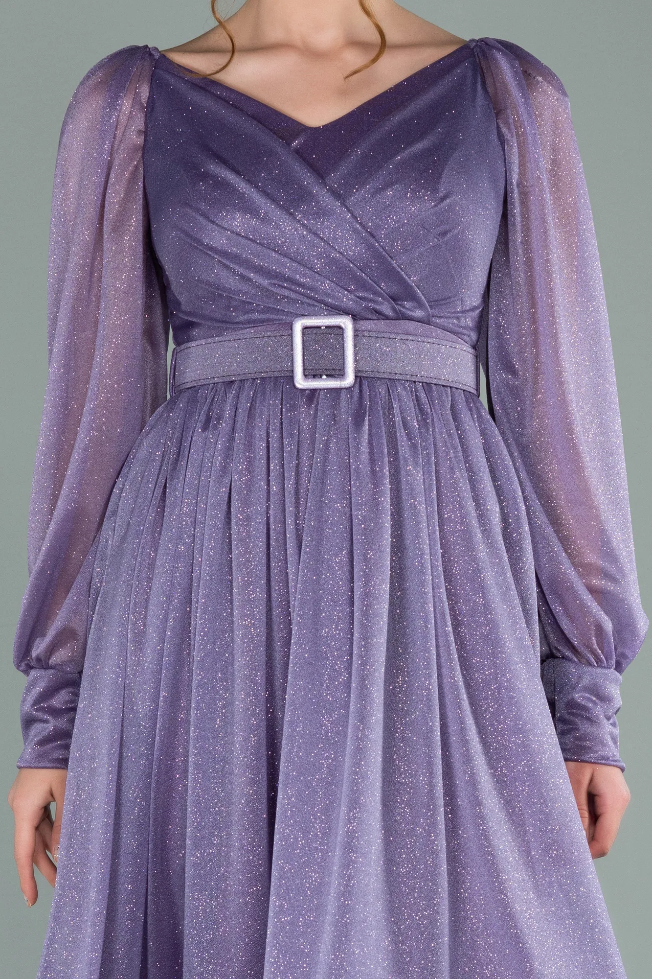 Lila-Midi Invitation Dress ABK1227