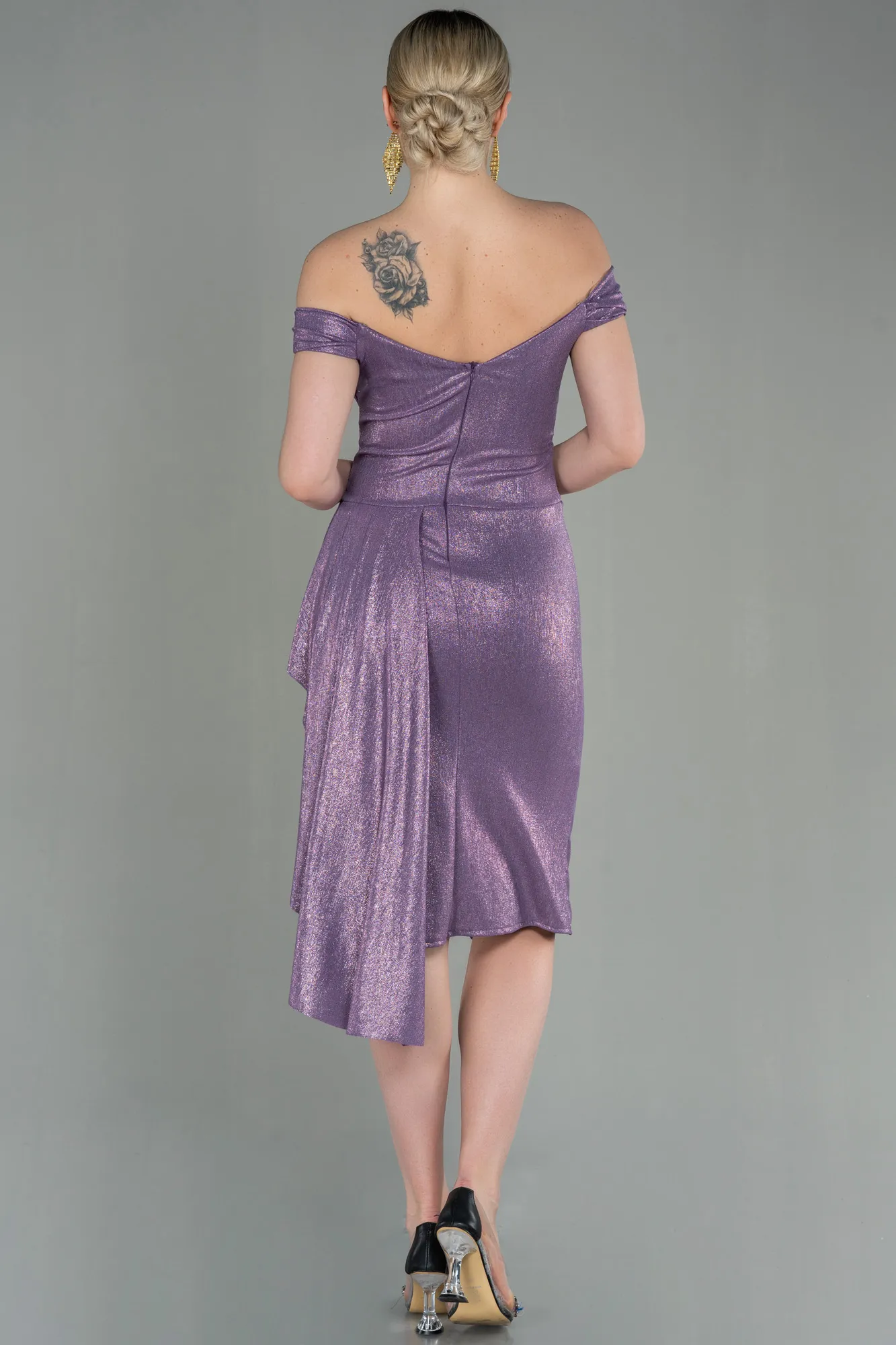 Lila-Midi Invitation Dress ABK1239