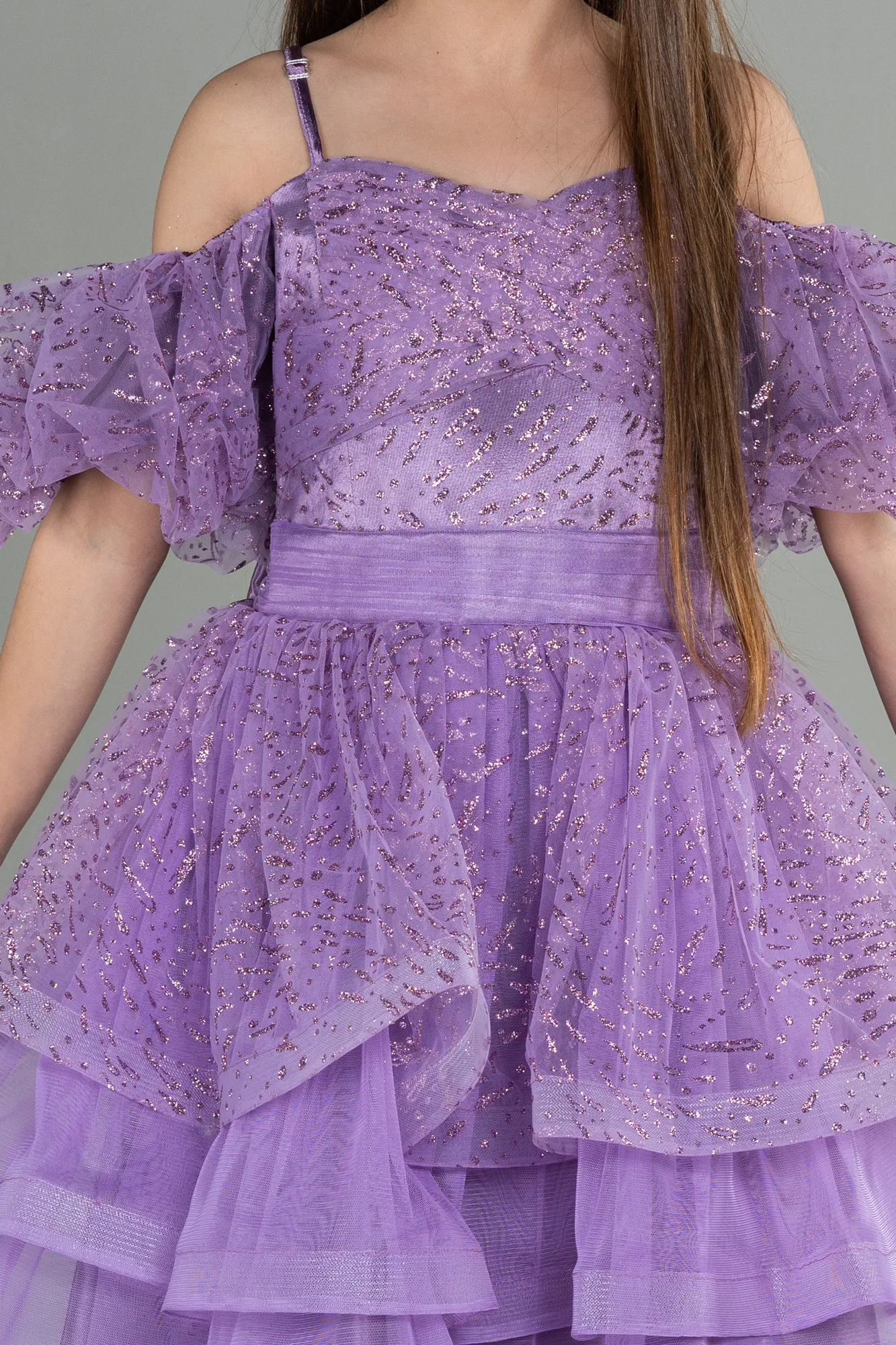 Lila-Short Girl Dress ABK1716