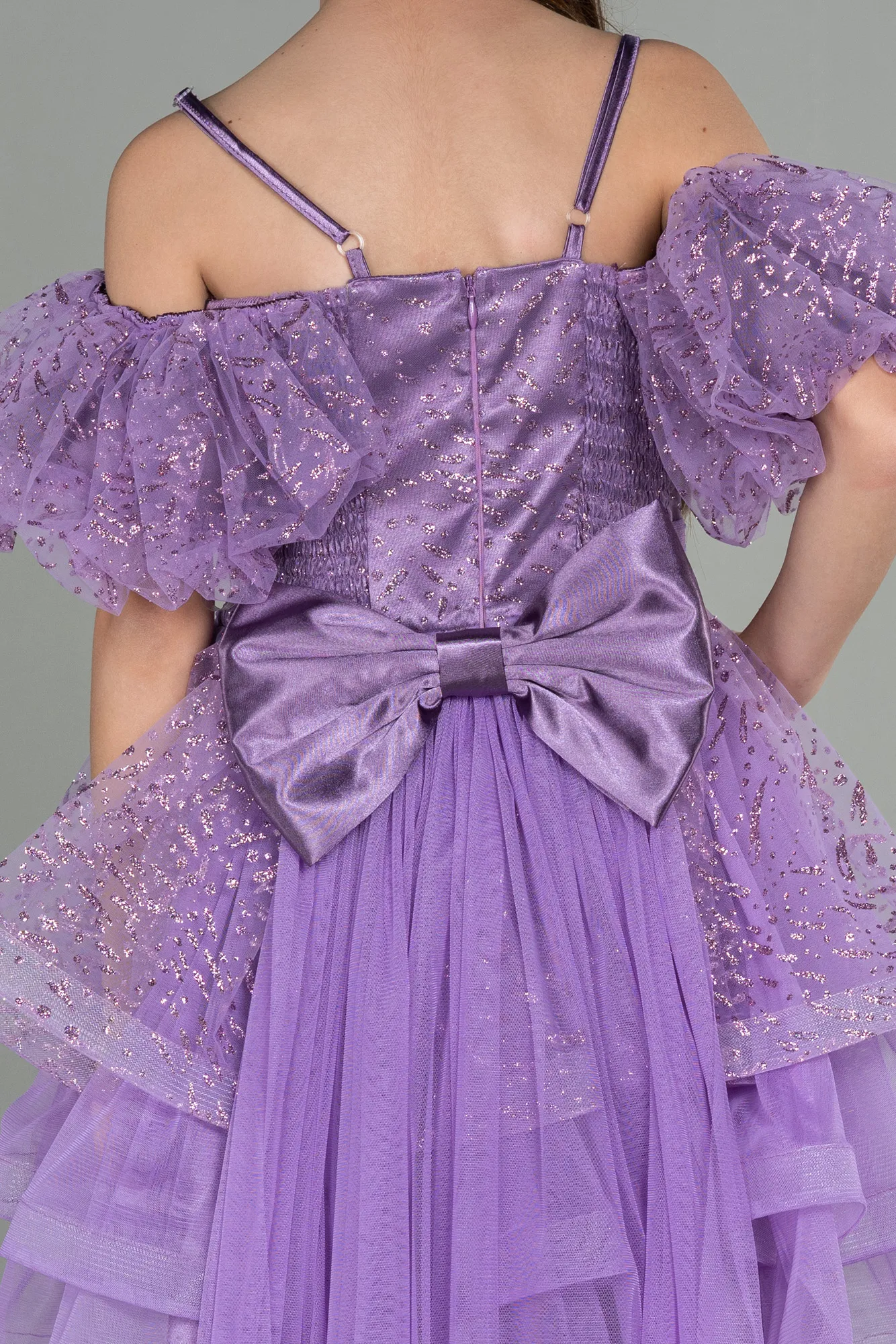 Lila-Short Girl Dress ABK1716