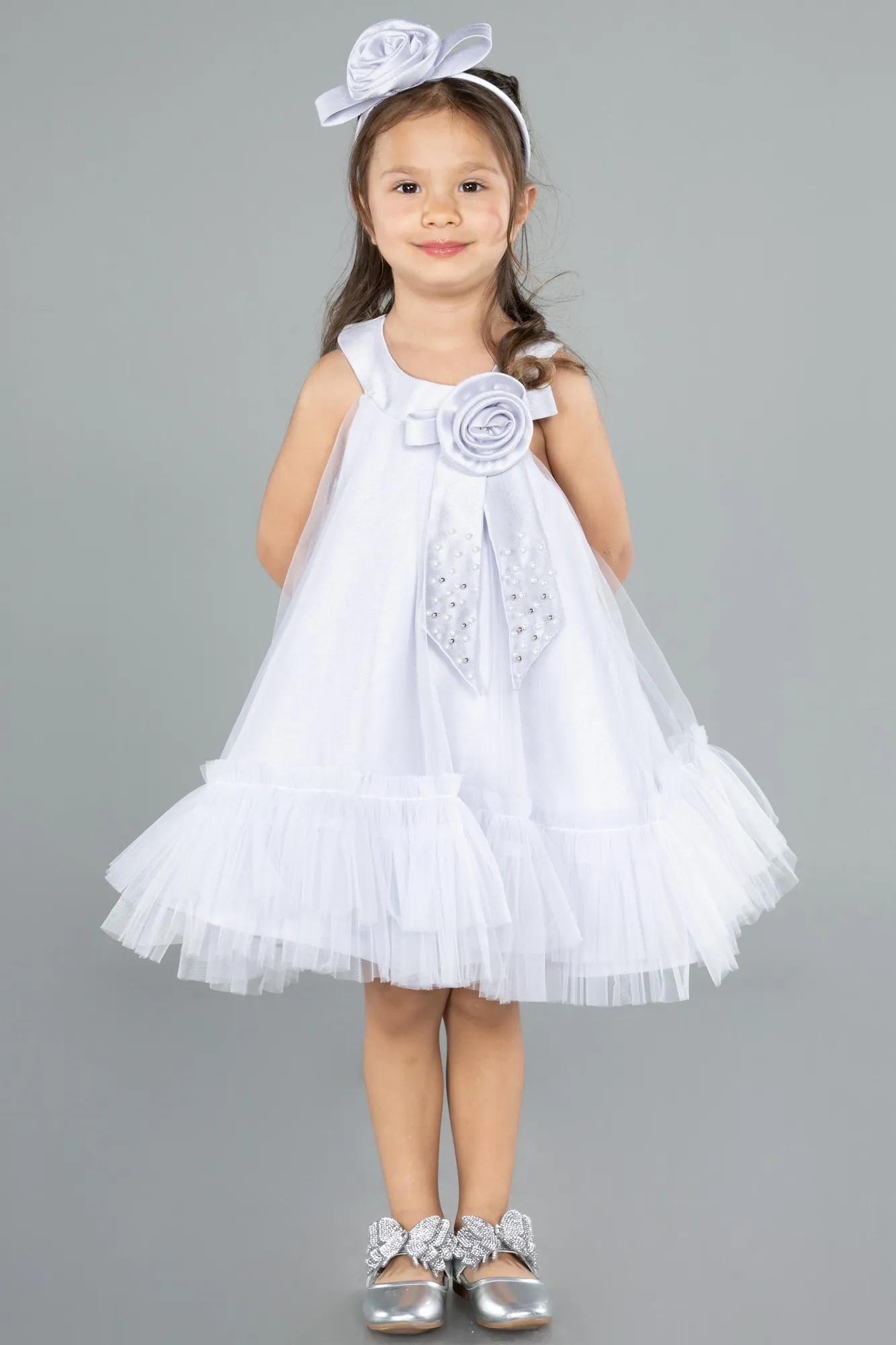 Lila-Short Girl Dress ABK2296