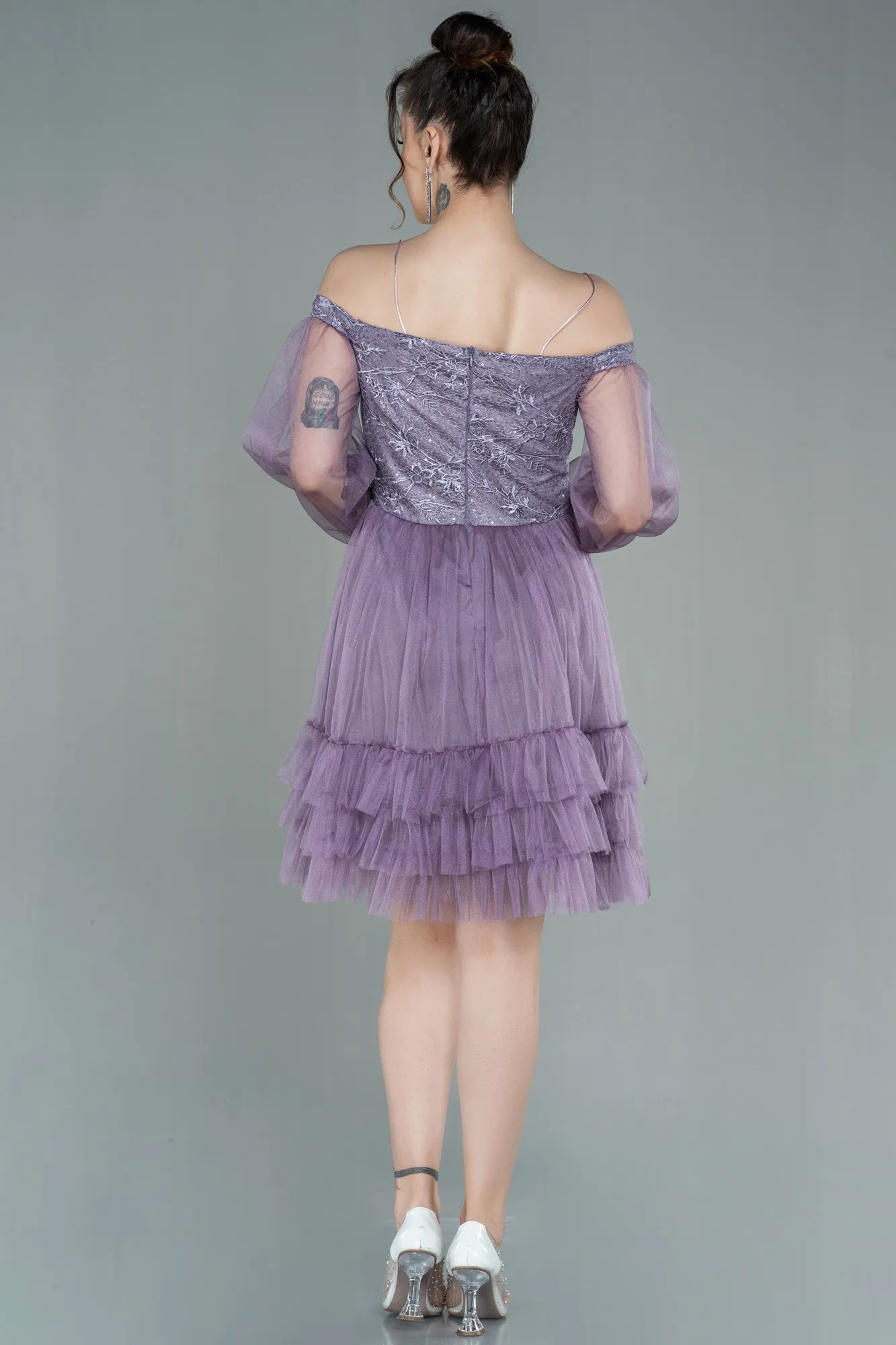 Lila-Short Invitation Dress ABK992